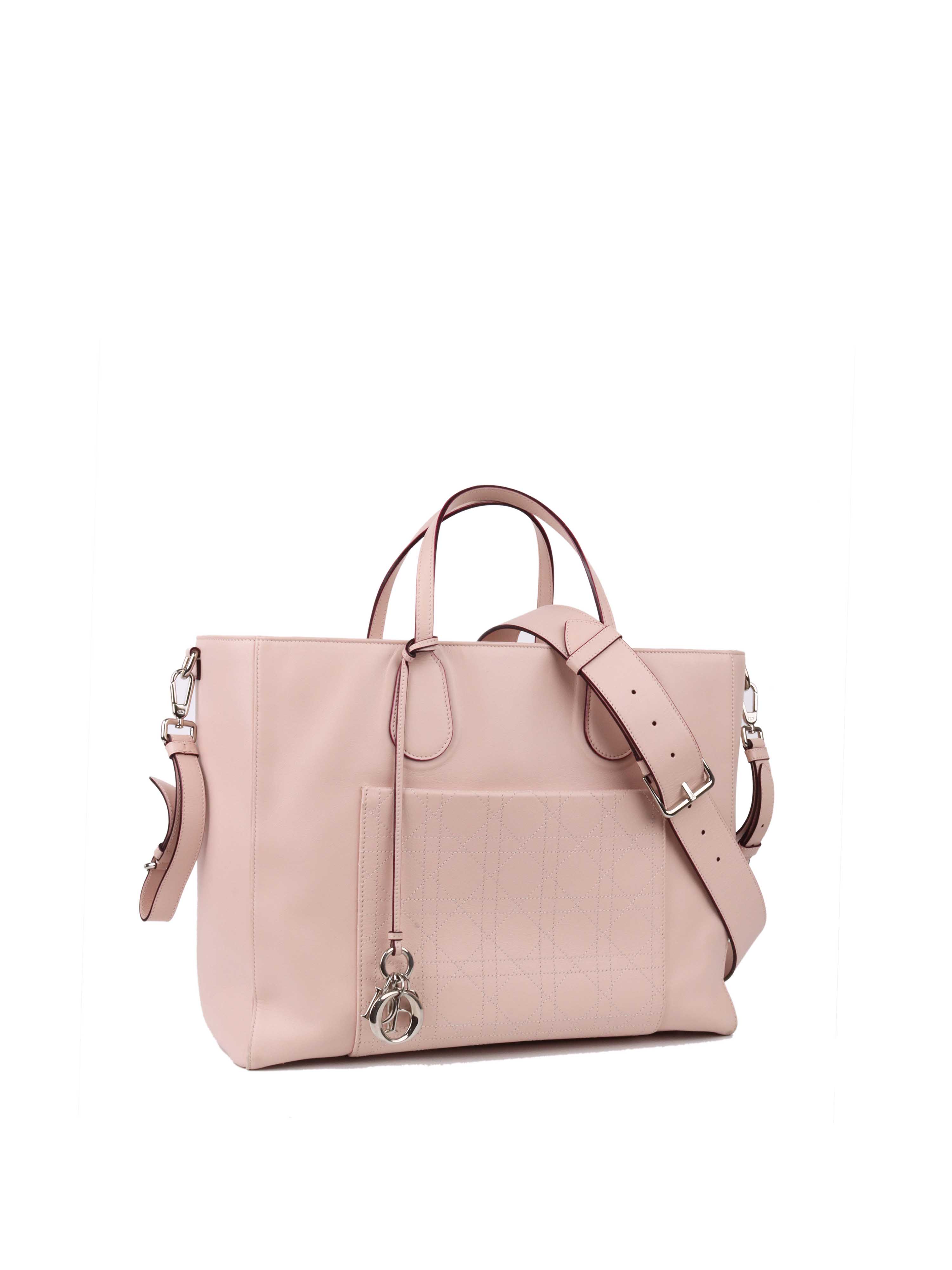 Dior Pink Leather Diaper Tote.