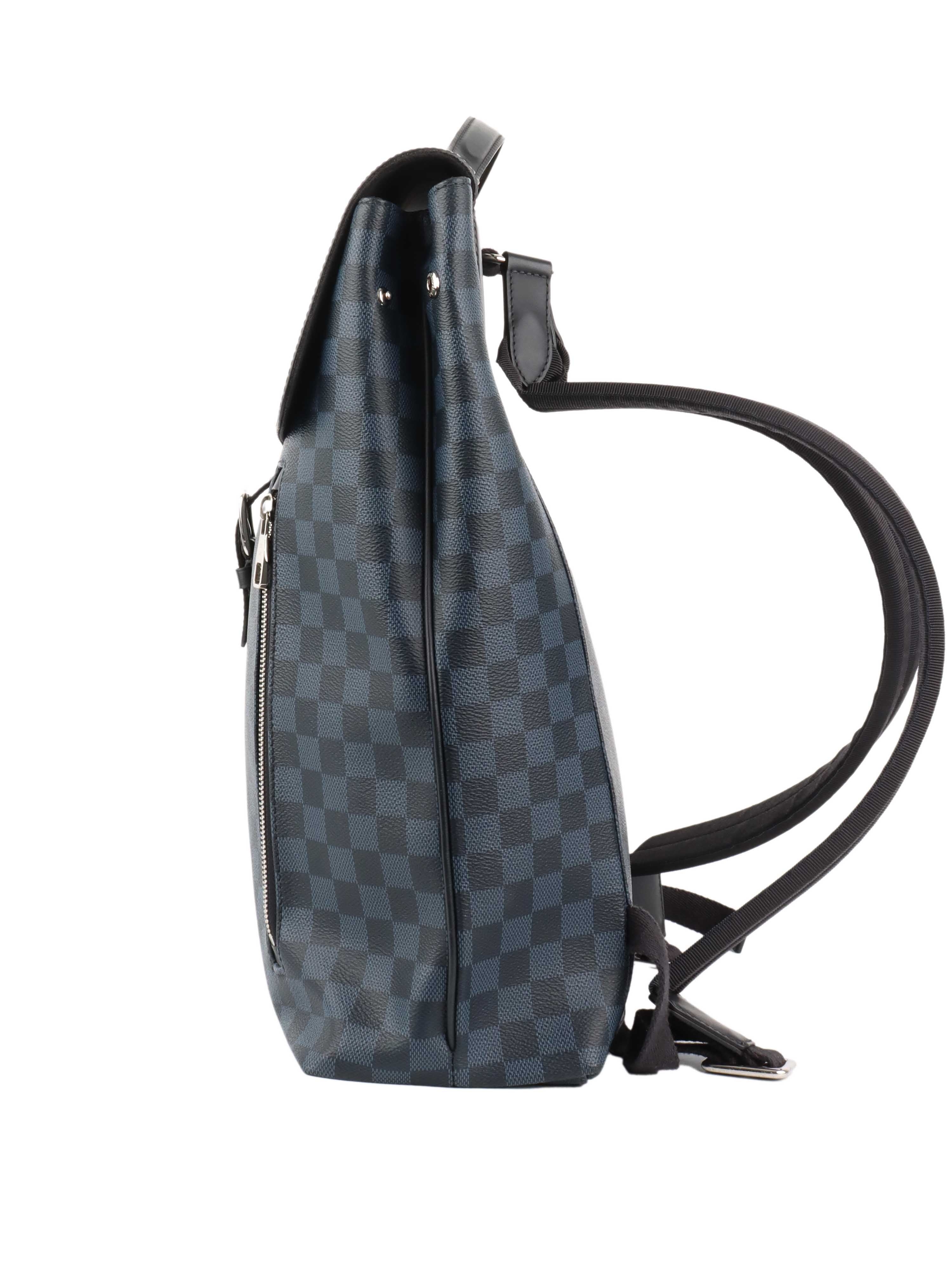 Louis Vuitton Blue Steamer Backpack.