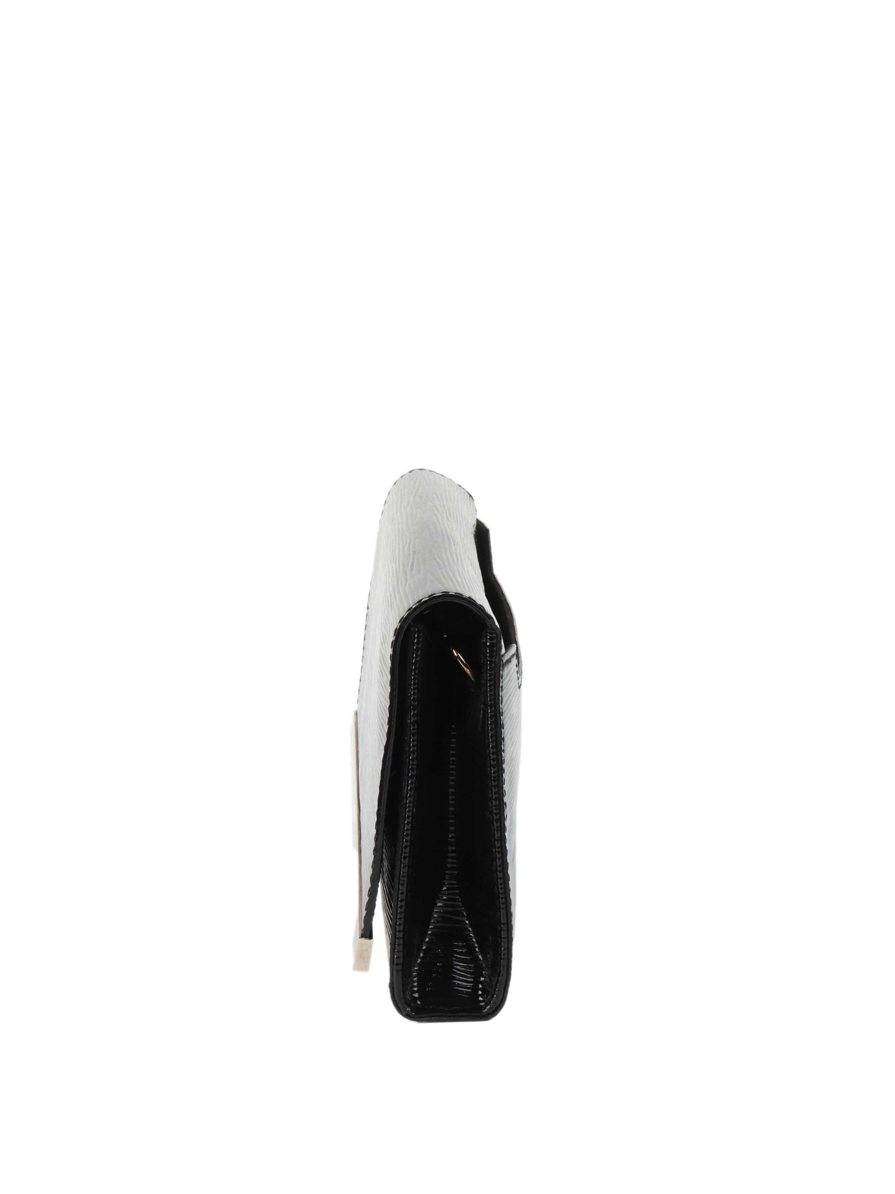 Louis Vuitton Black Patent Epi Clutch with Shoulder Strap.