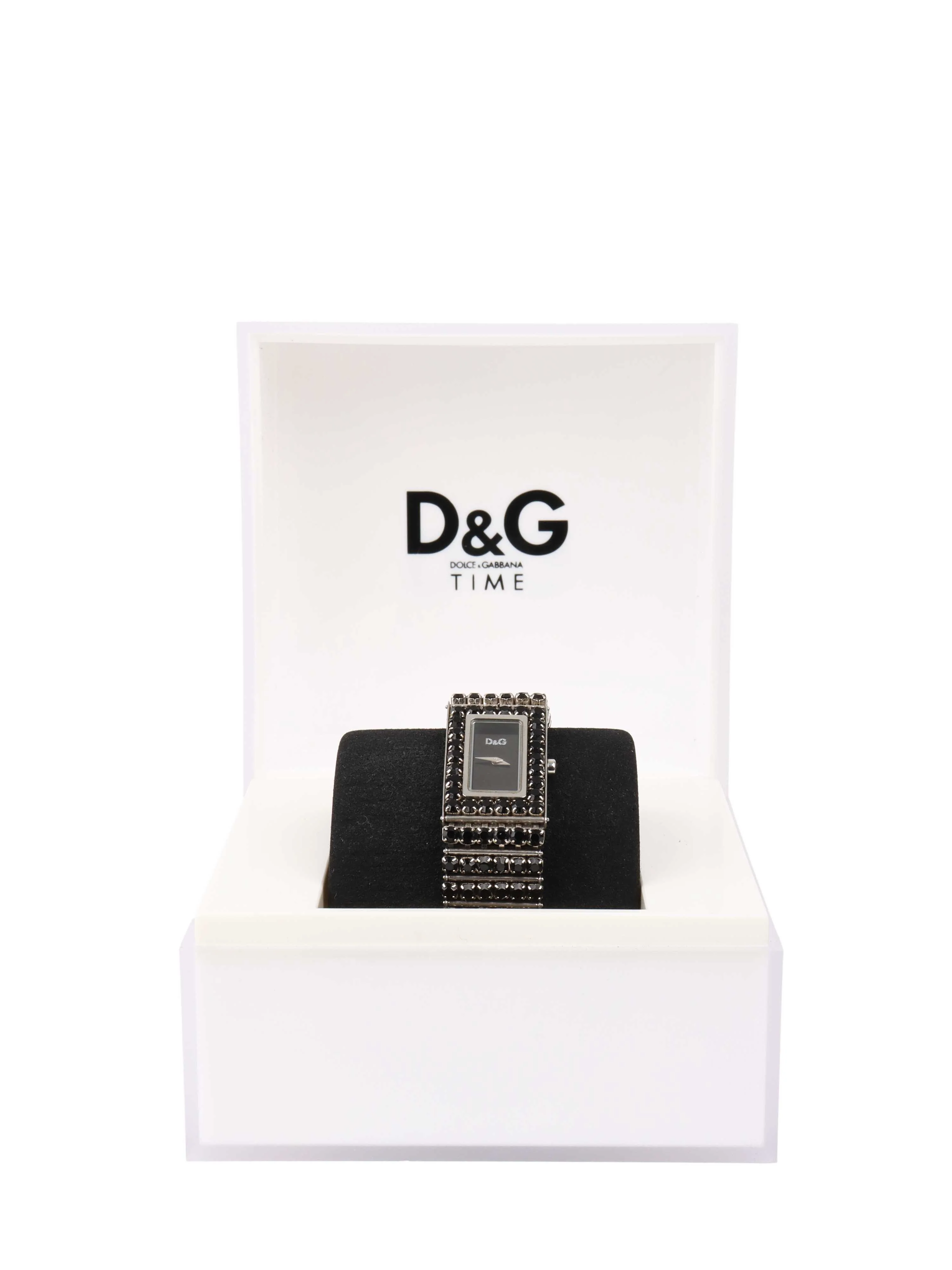 Dolce  Gabbana Black Dress Watch.