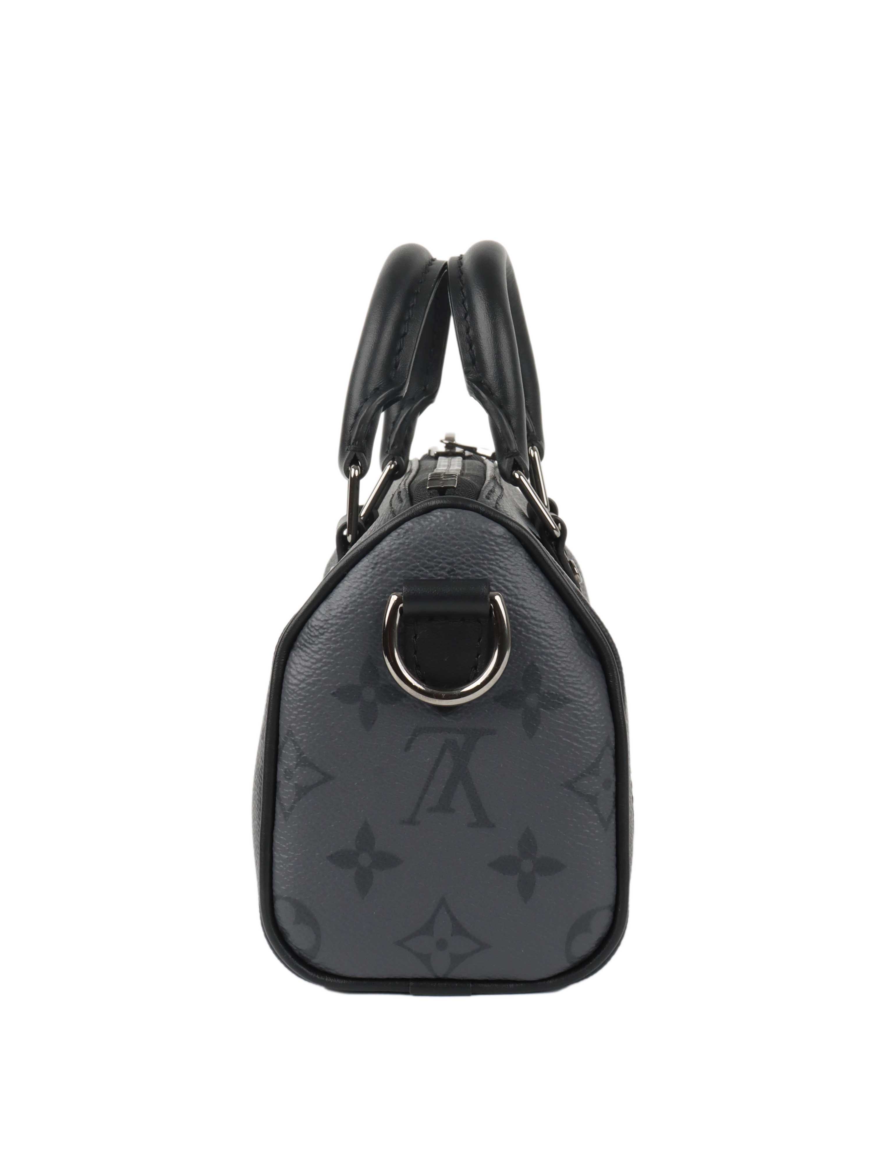 Louis Vuitton Monogram Eclipse Keepall XS.