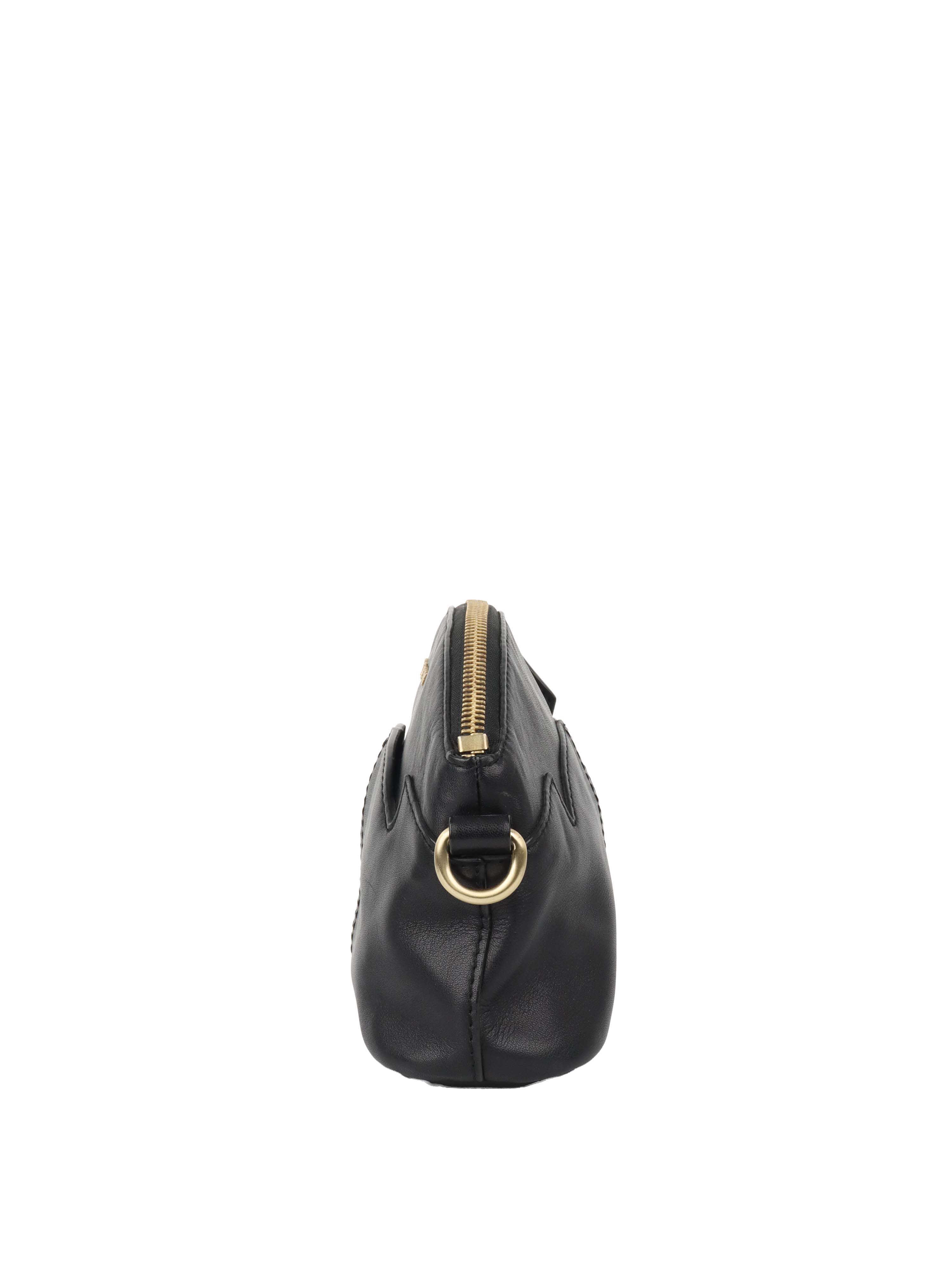 Givenchy Vintage Black Leather Crossbody Bag.