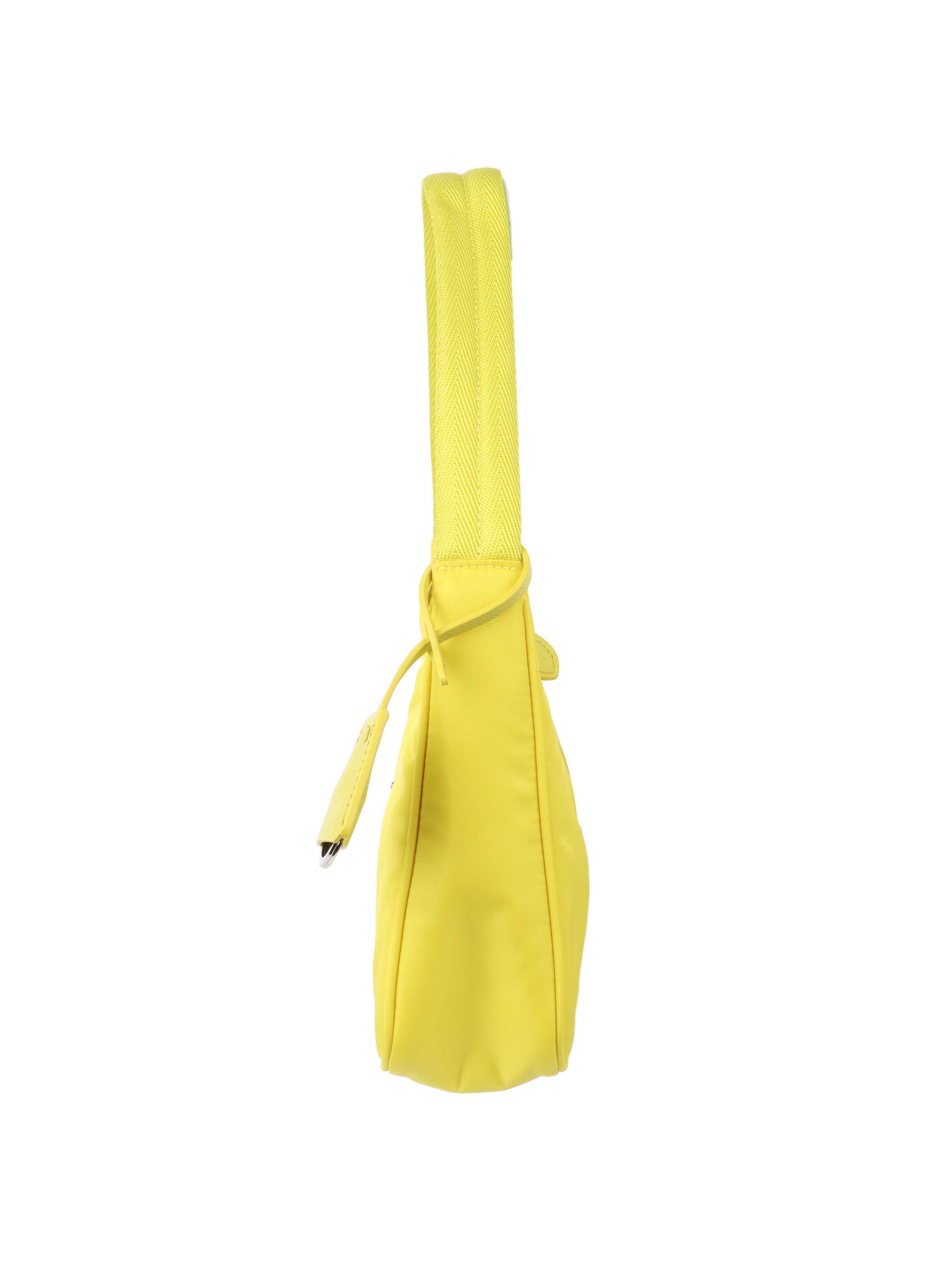 Prada Yellow Re-Nylon Re-Edition 2000 Bag.