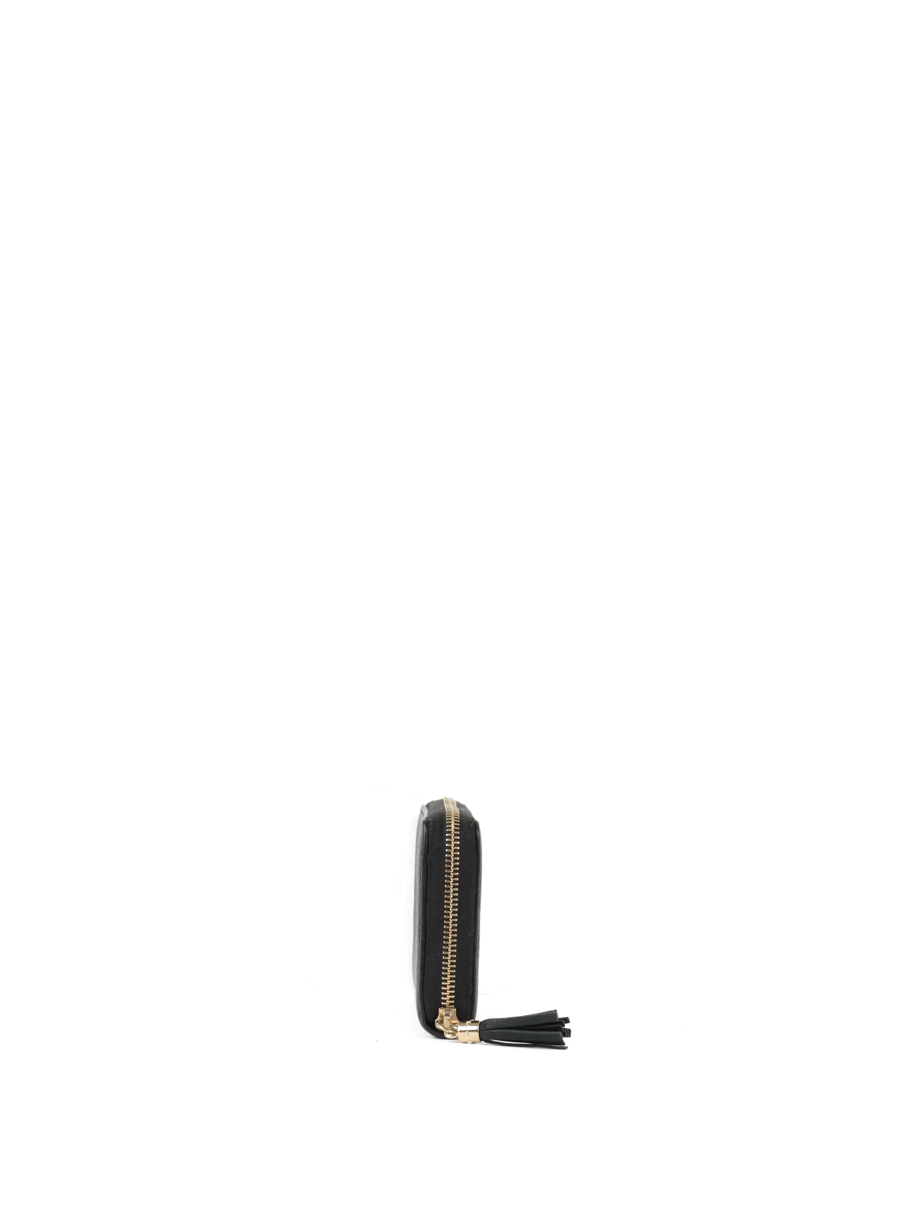 Gucci Black Soho GG Long Zip Around Wallet