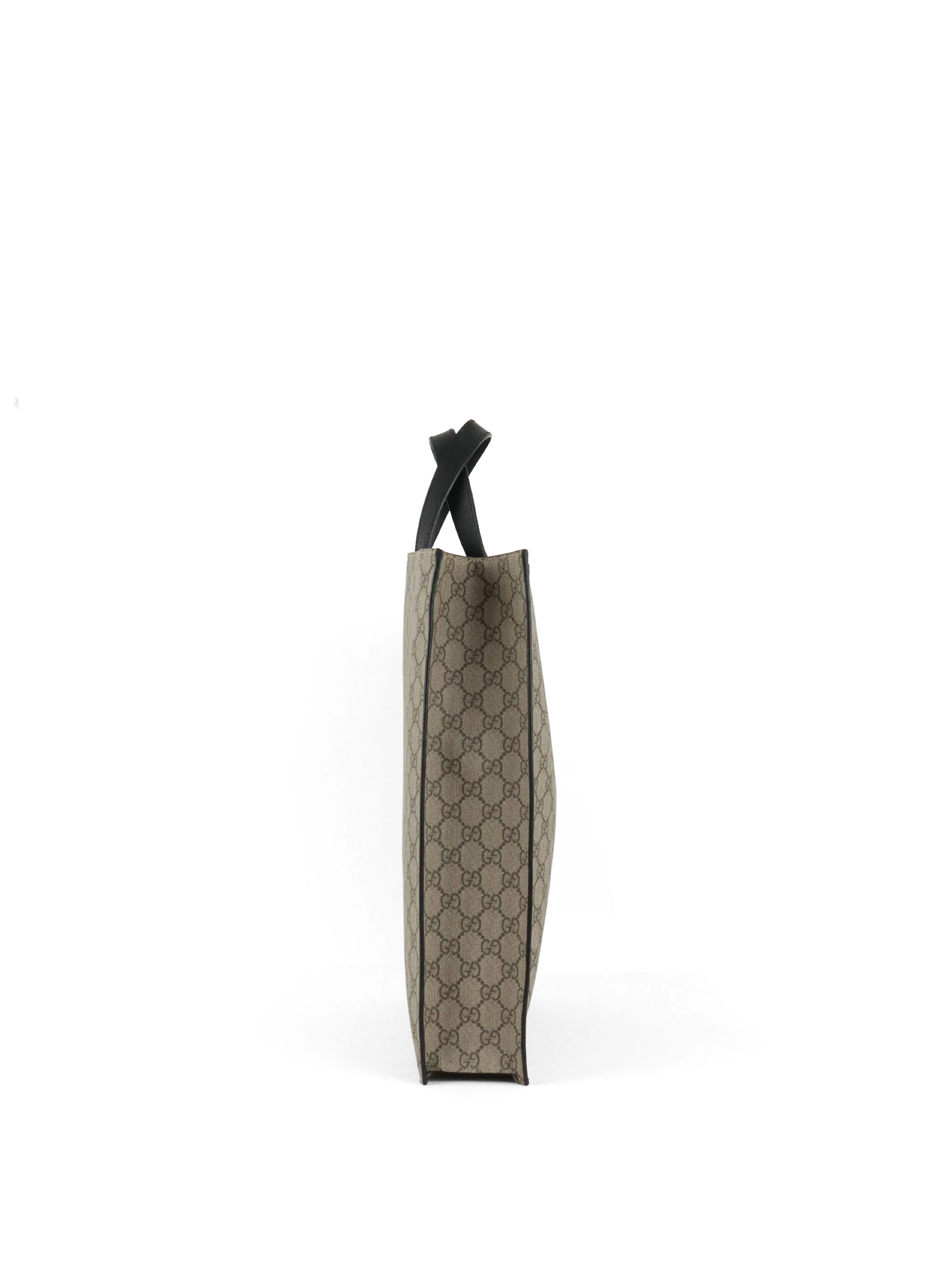 Gucci Ebony Soft GG Supreme Vertical Tote