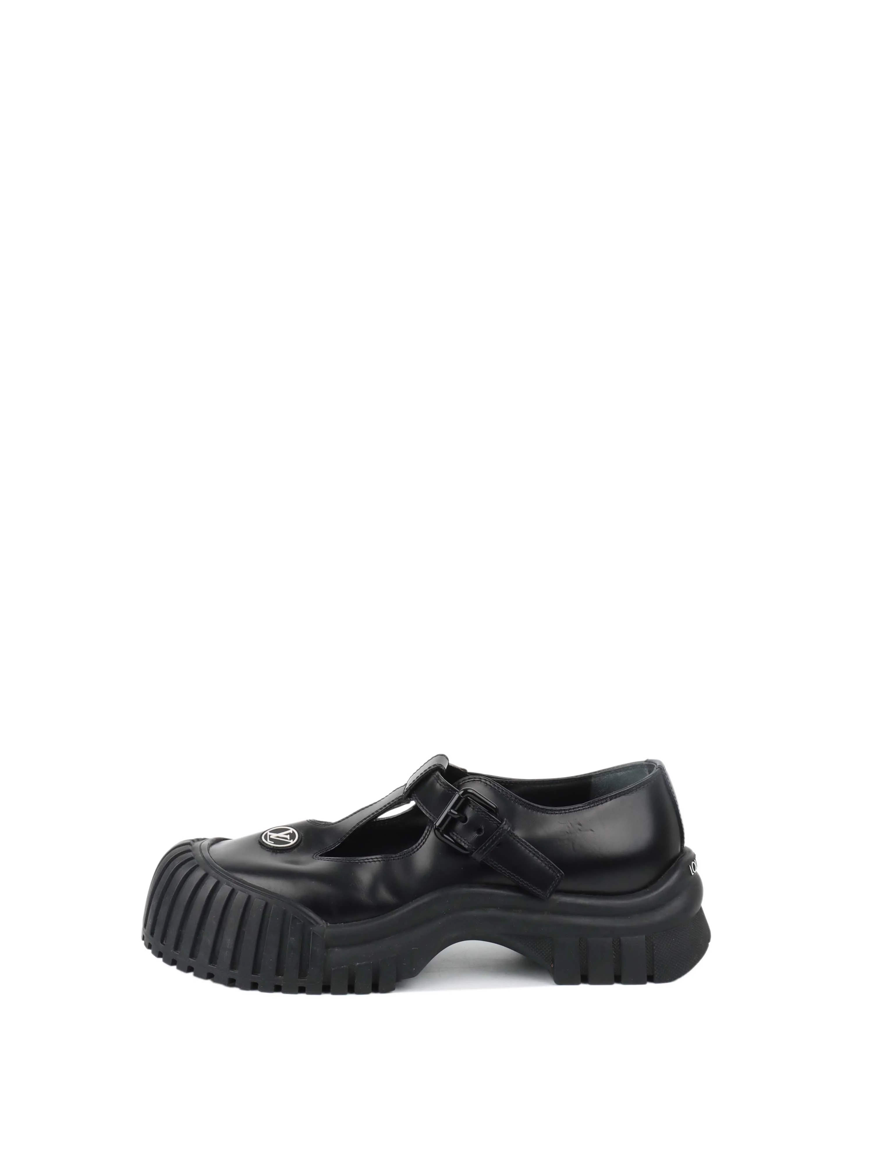 Louis Vuitton Black Ruby Mary Jane Flat.