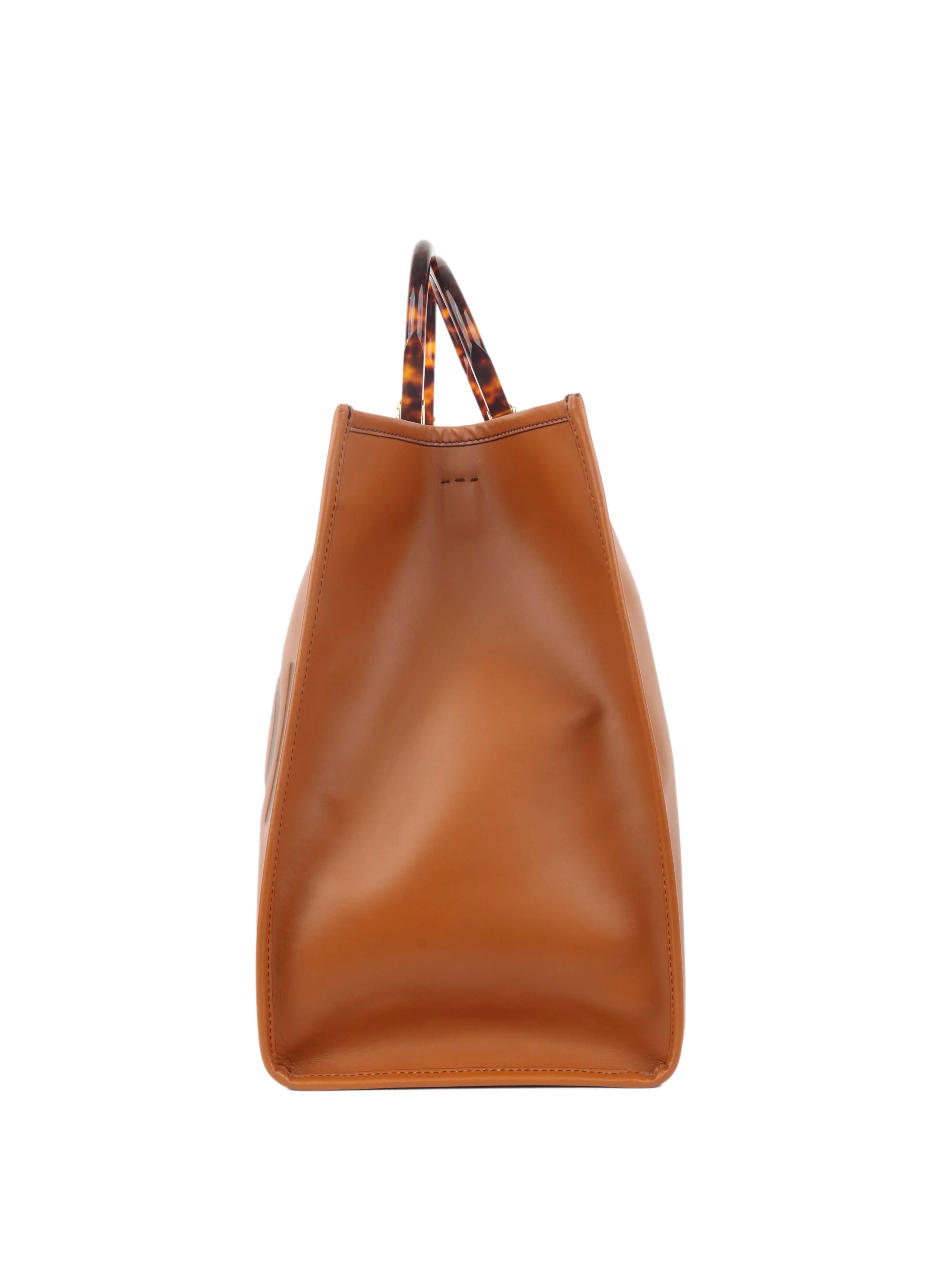 Fendi Tan Large Sunshine Tote.