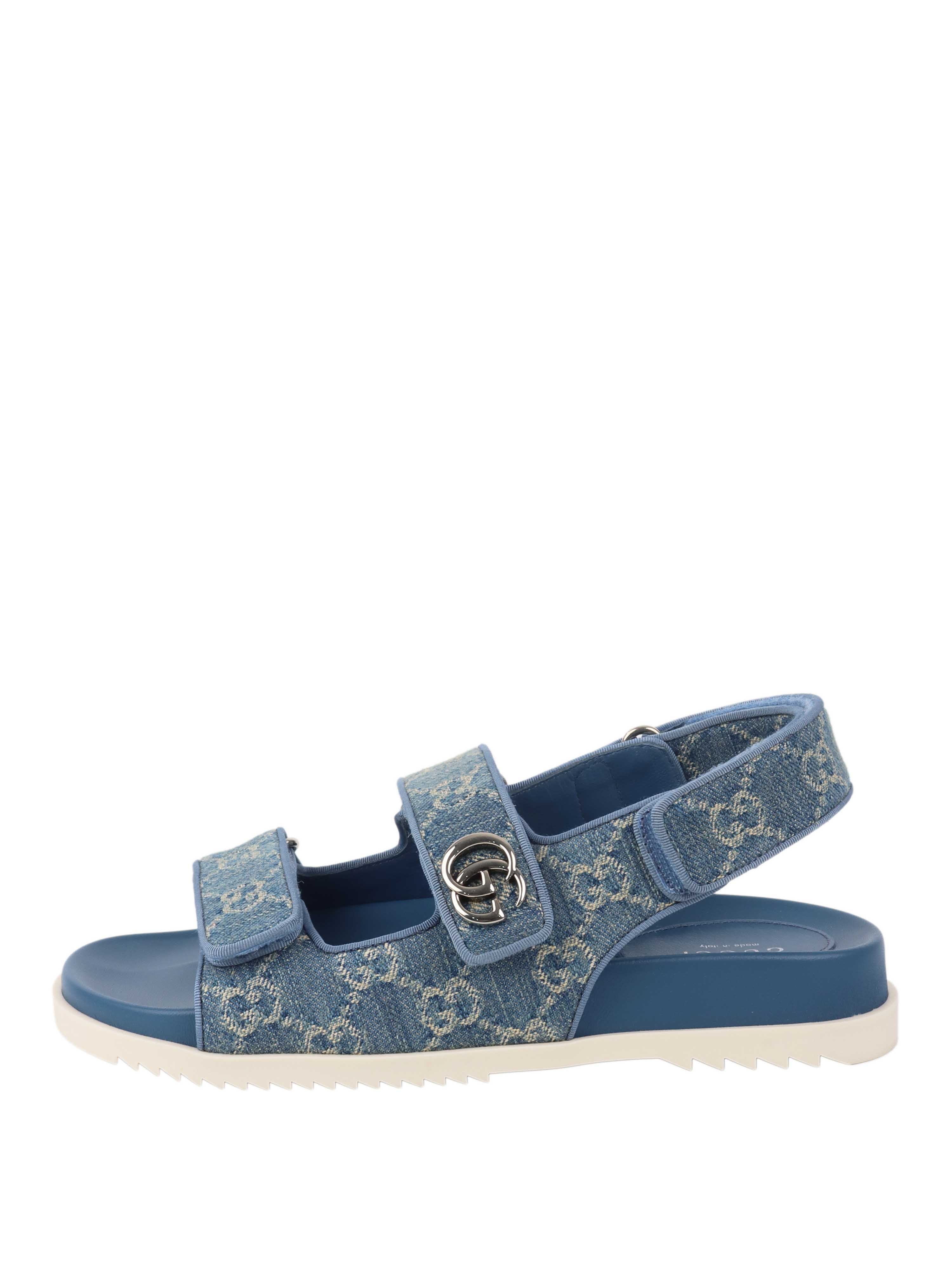 Gucci Denim Sandals 37.5.