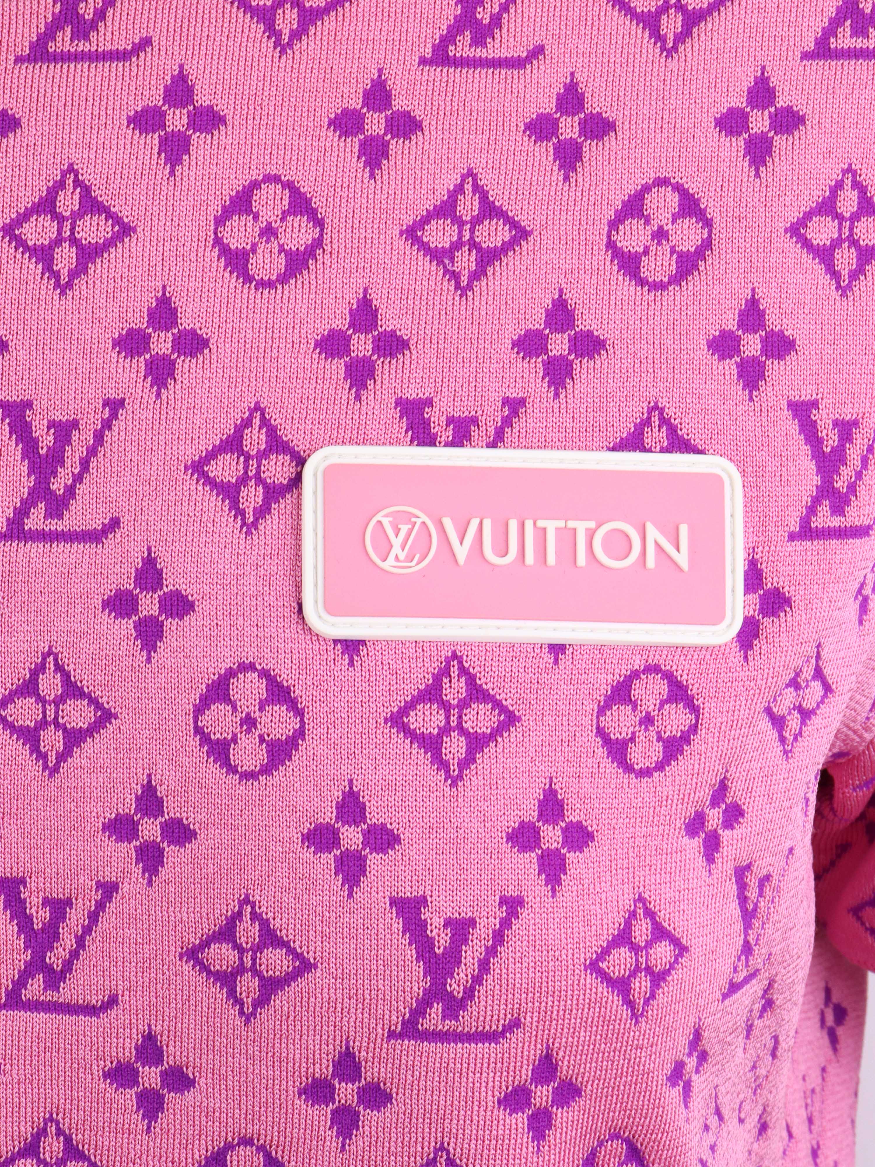 Louis Vuitton Pink 
Purple Monogram T-Shirt.