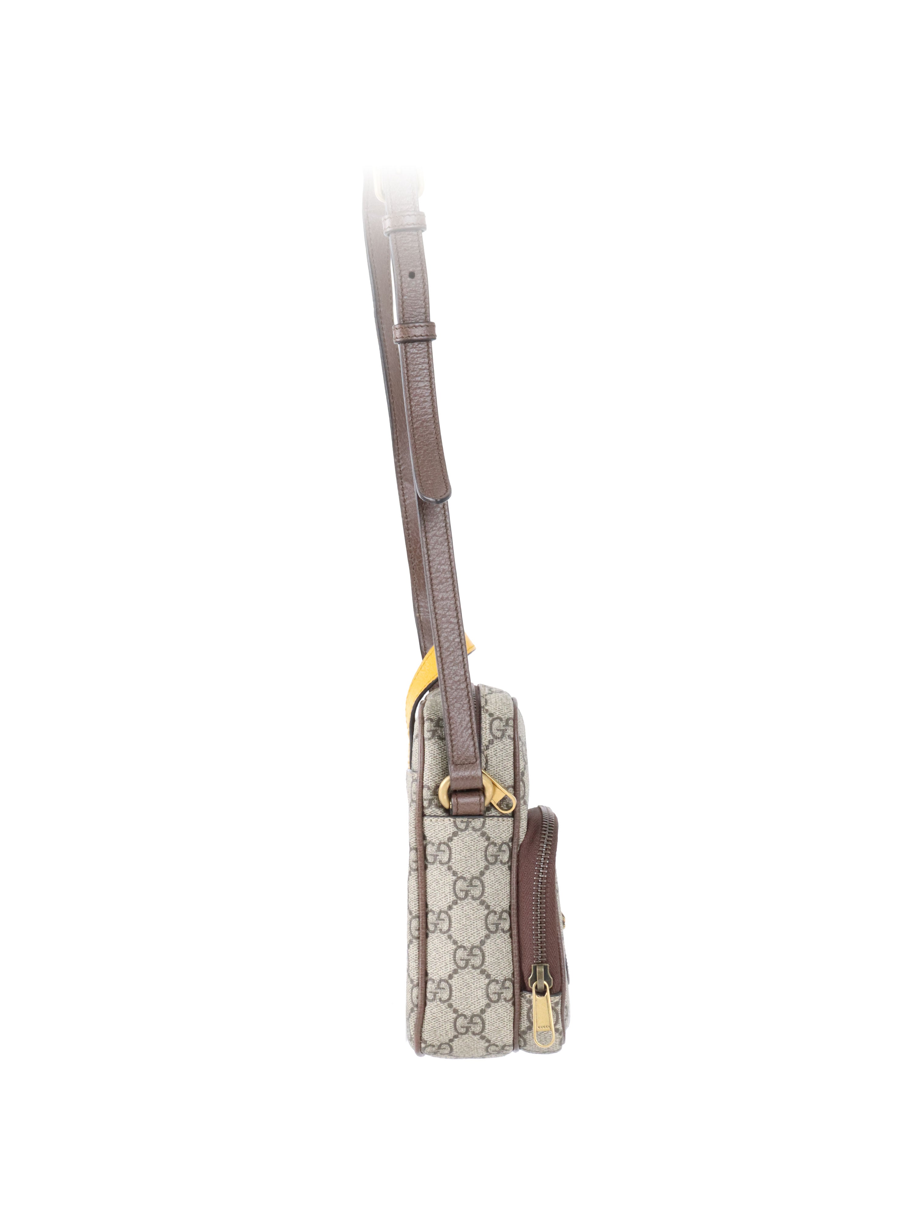 Gucci Mini Neo GG Supreme Canvas Vintage Crossbody Bag.