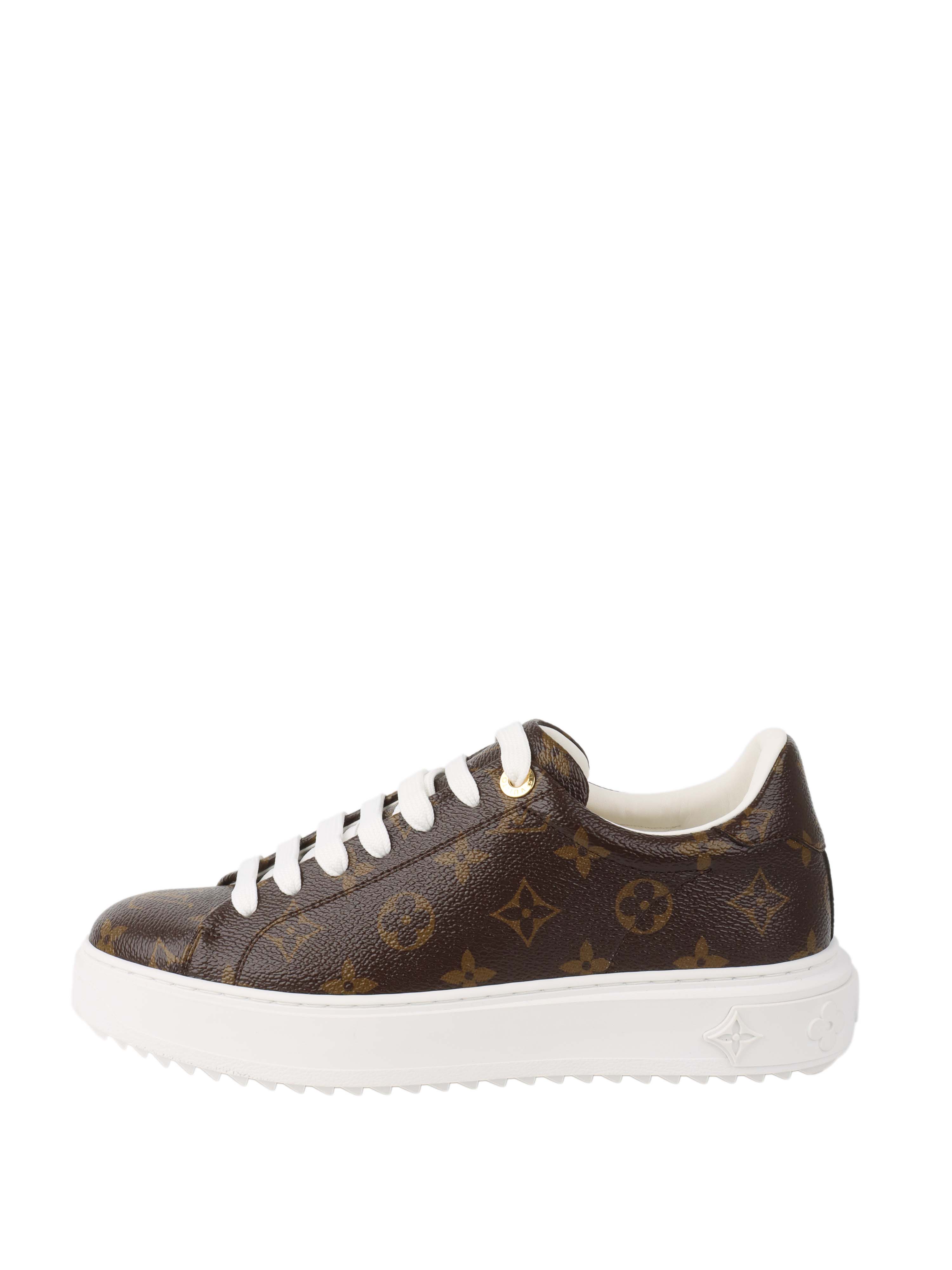 Louis Vuitton Monogram Timeout Sneakers.