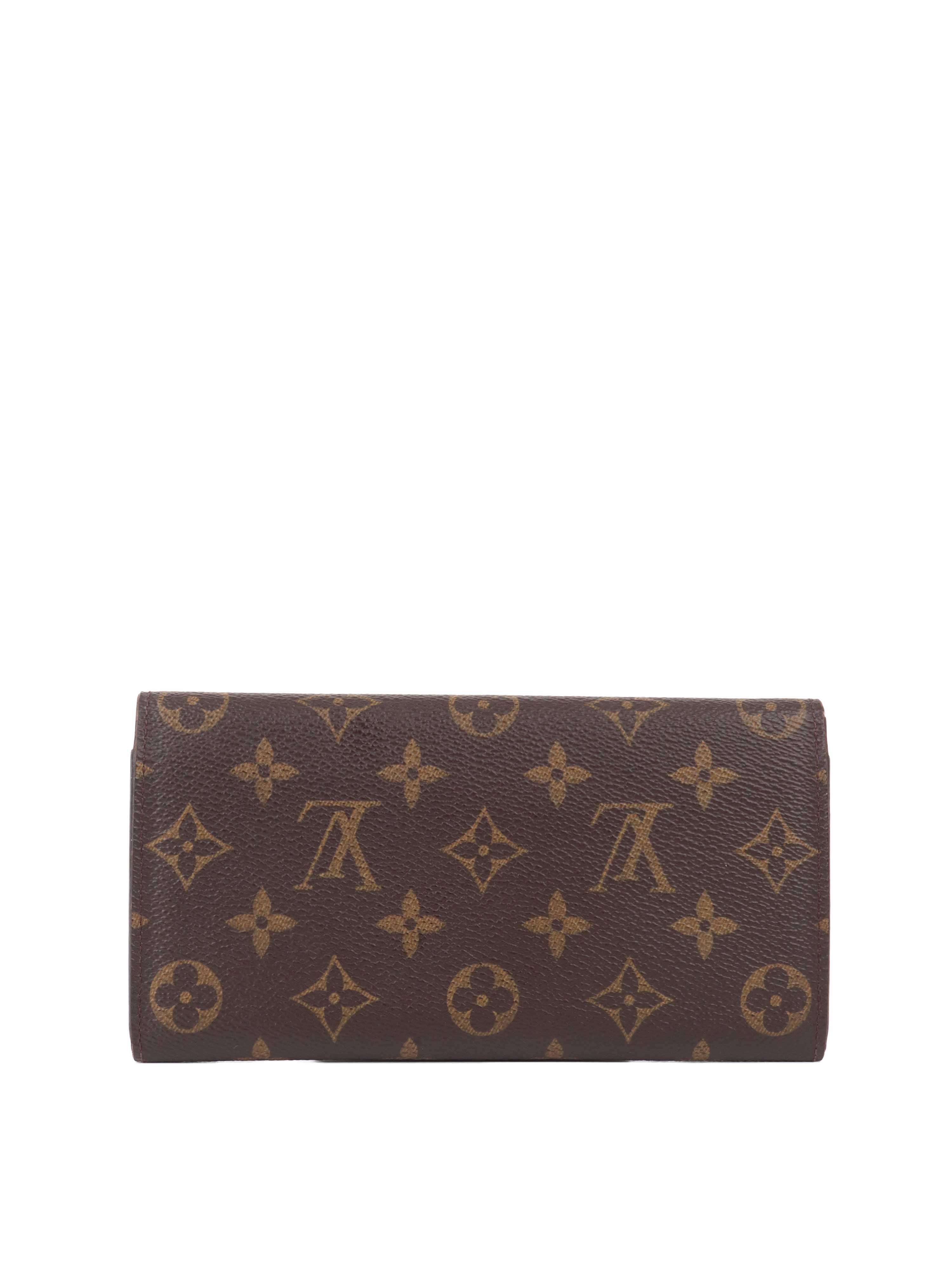 Louis Vuitton Monogram Sarah Wallet.