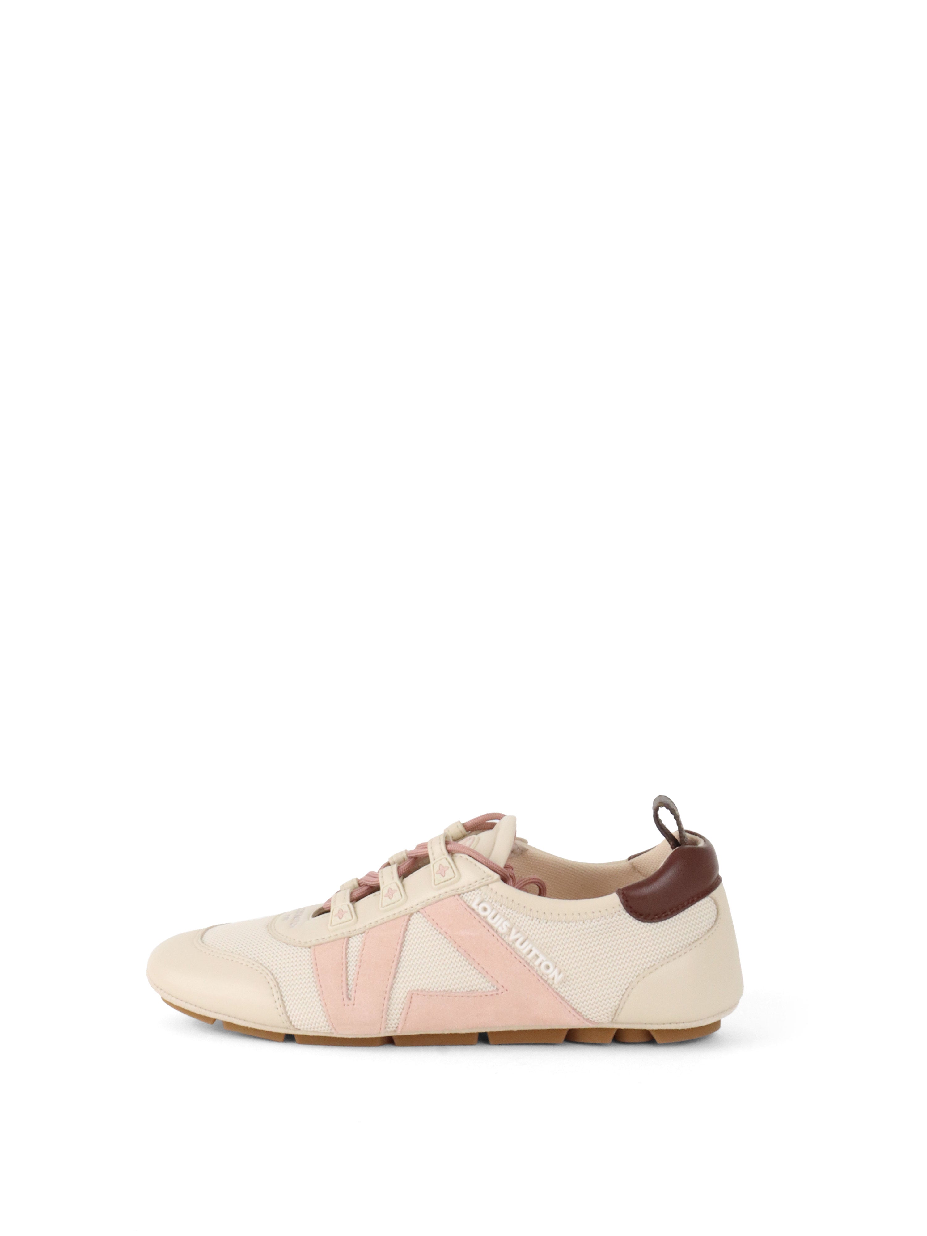 Louis Vuitton Pink LV Sneakerina Shoe.
