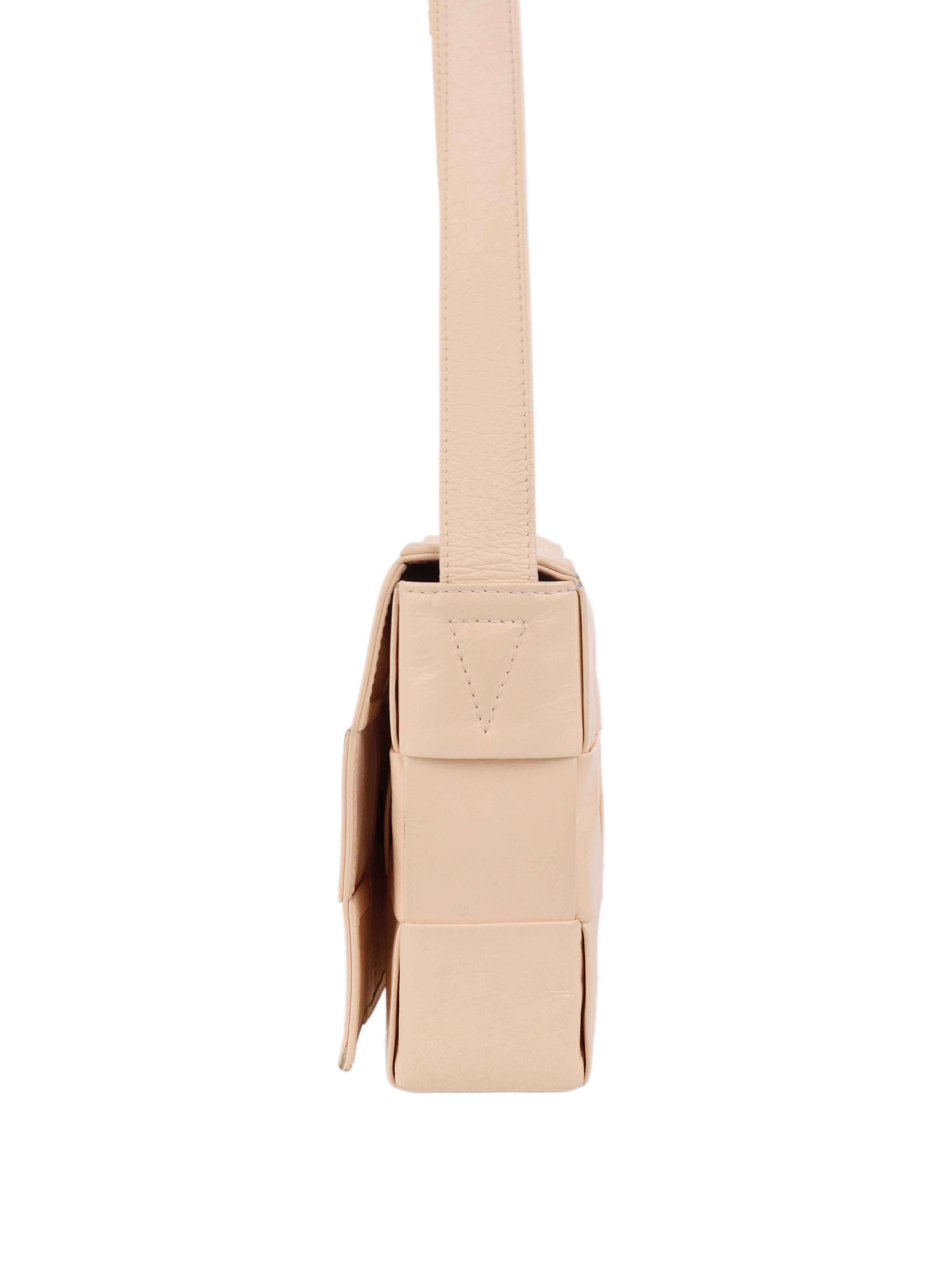 Bottega Veneta Light Peach Cassette Bag.