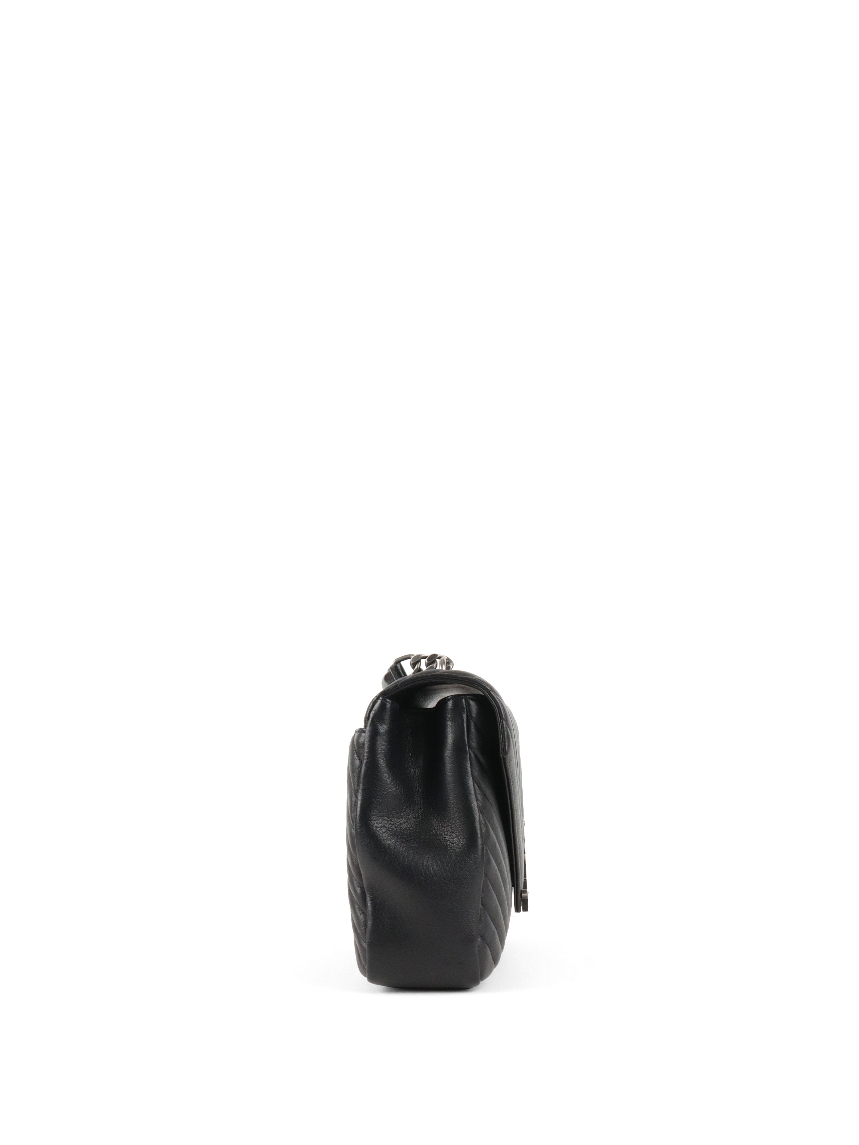 Saint Laurent Large Black College Bag
