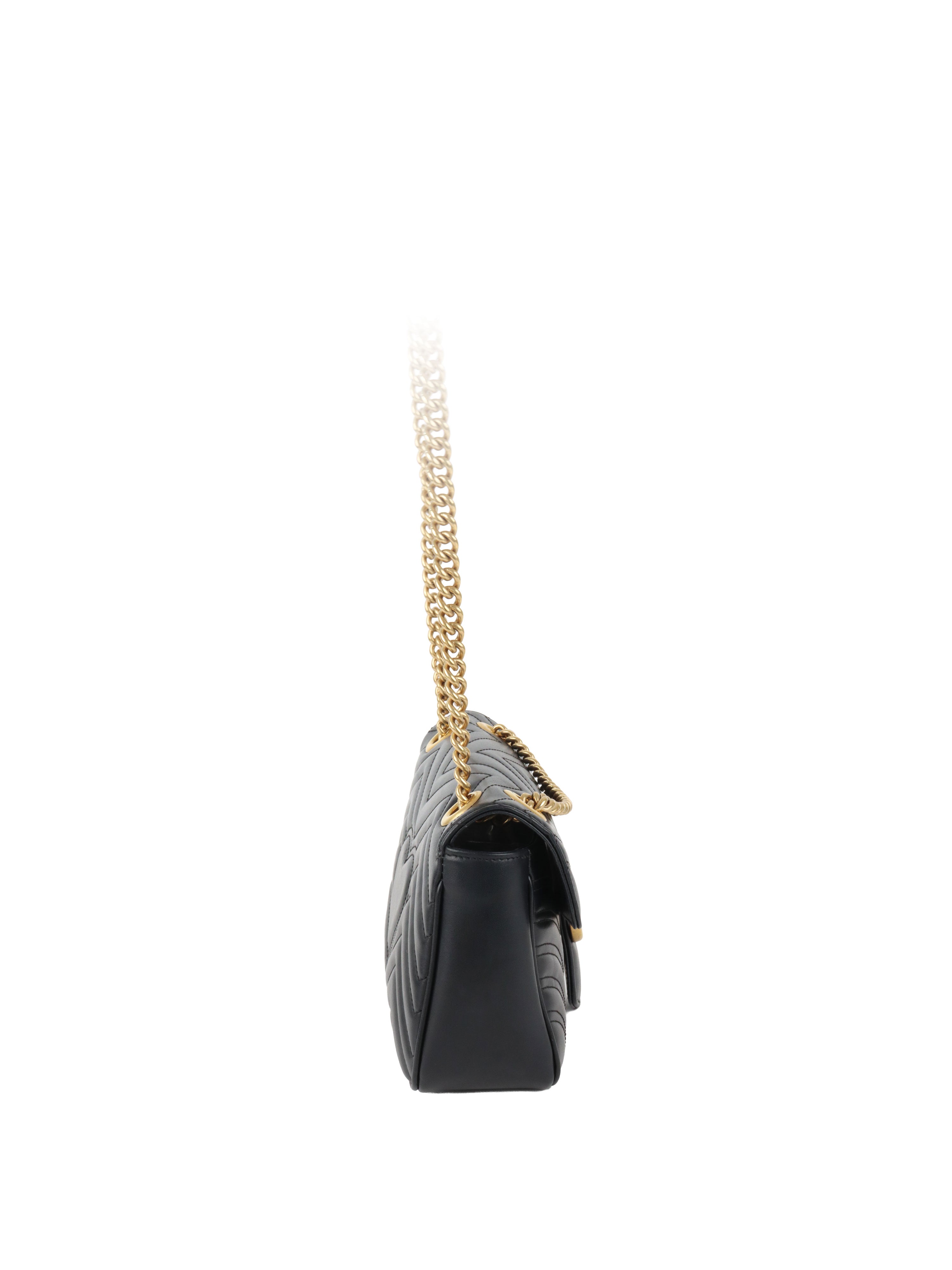 Gucci Black Medium Marmont Shoulder bag