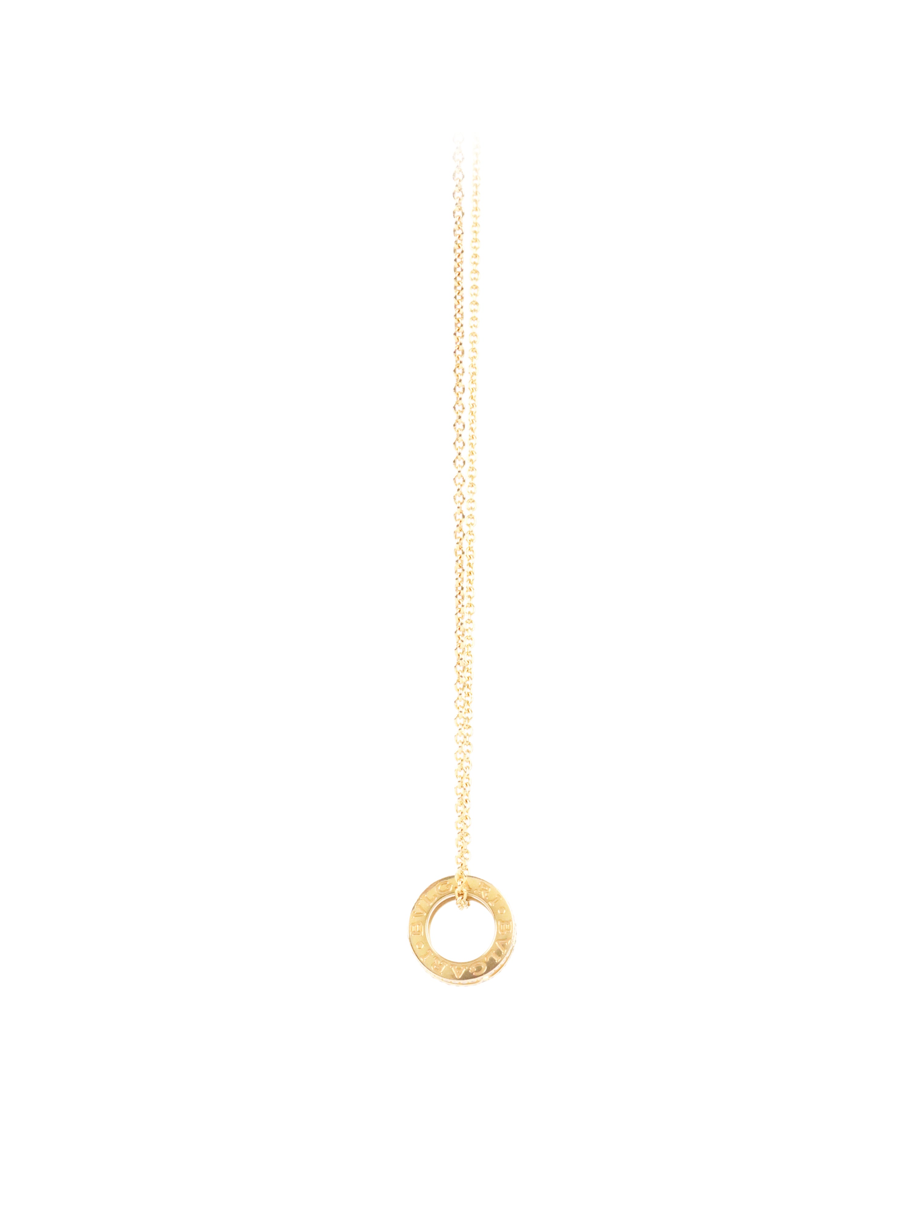 Bvlgari Rose Gold Diamonds White Ceramic B.Zero1 Necklace