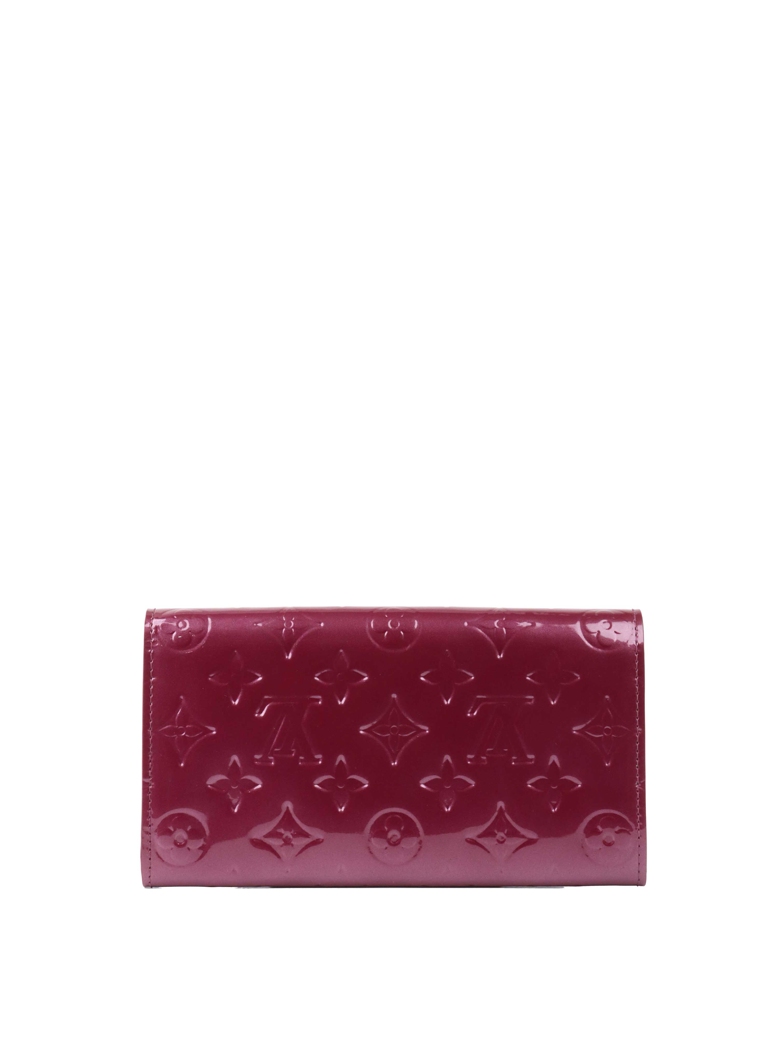 Louis Vuitton Patent Purple Wallet.