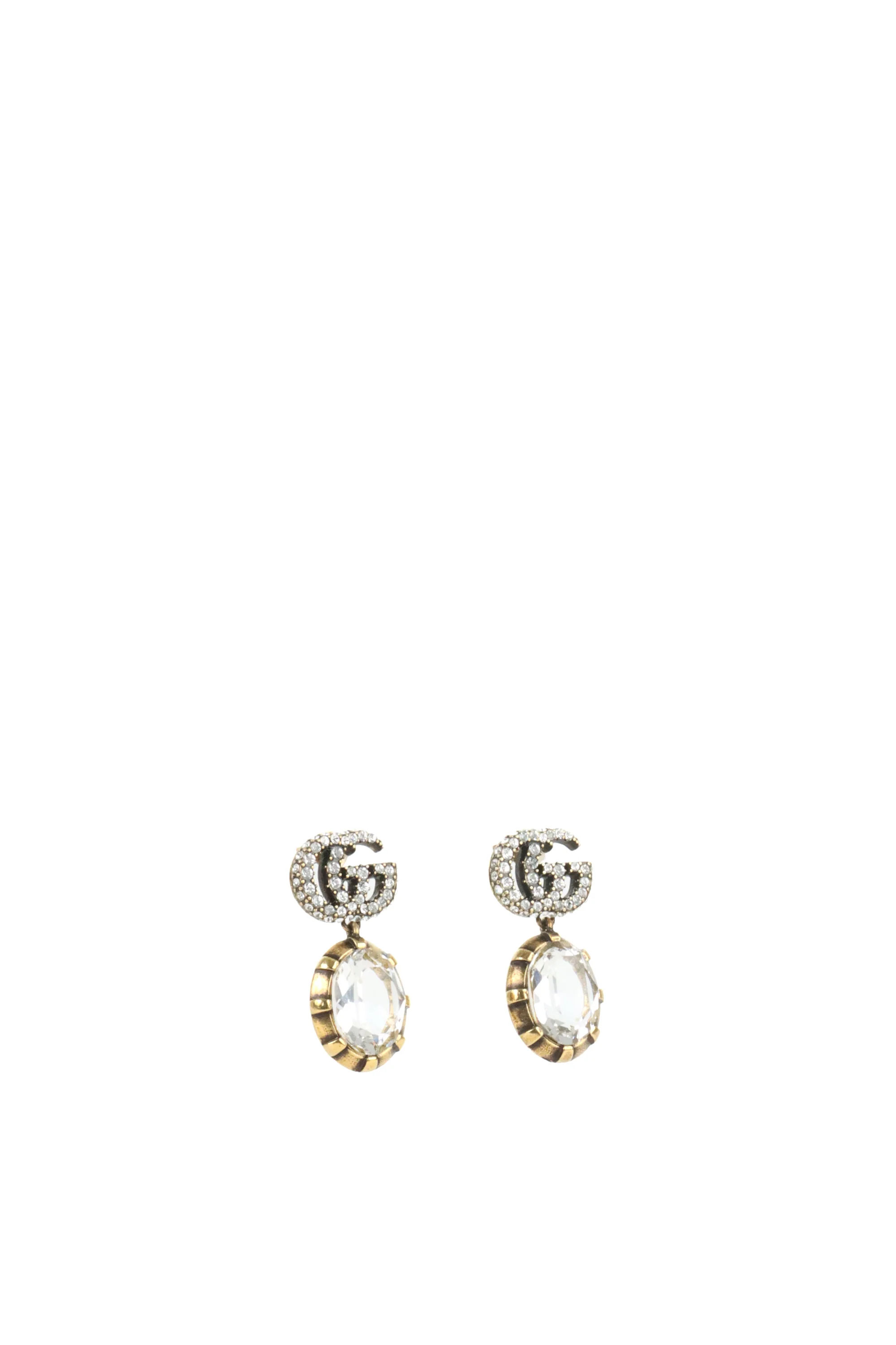 Gucci GG Marmont Crystal Earrings