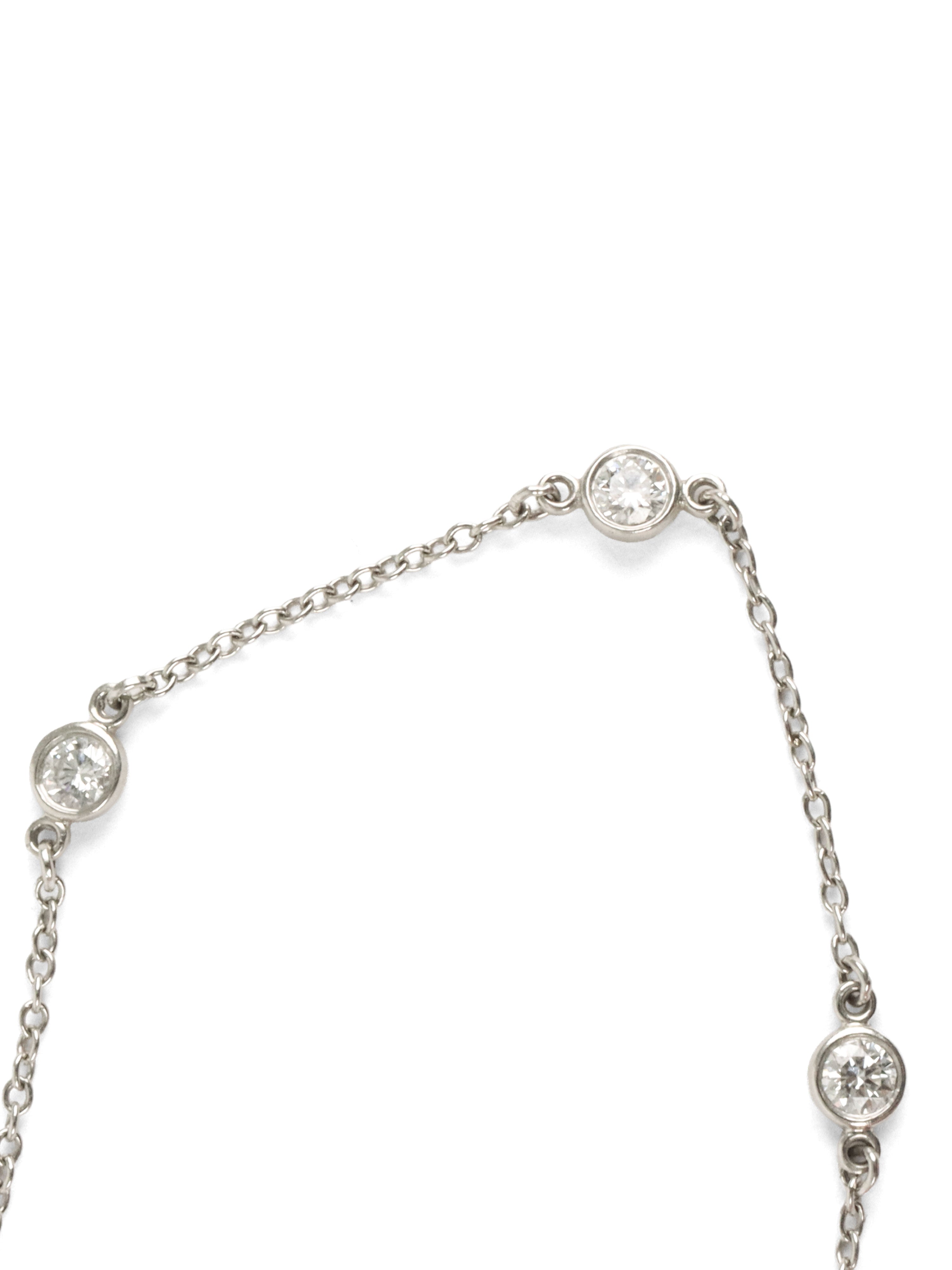 Tiffany  Co Elsa Peretti 6 Diamonds by the Yard Bracelet