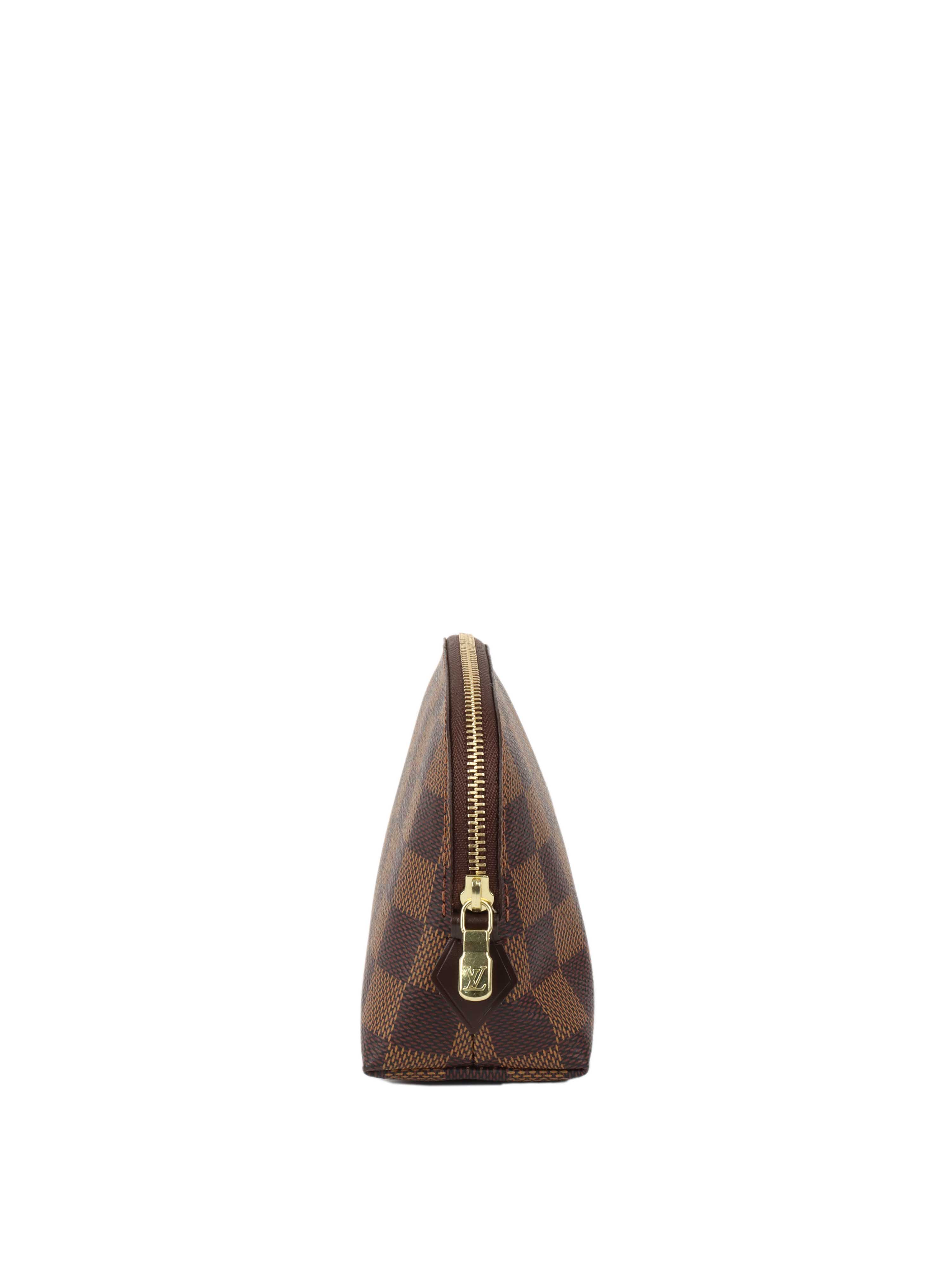 Louis Vuitton Damie Ebene Cosmetic Pouch PM.