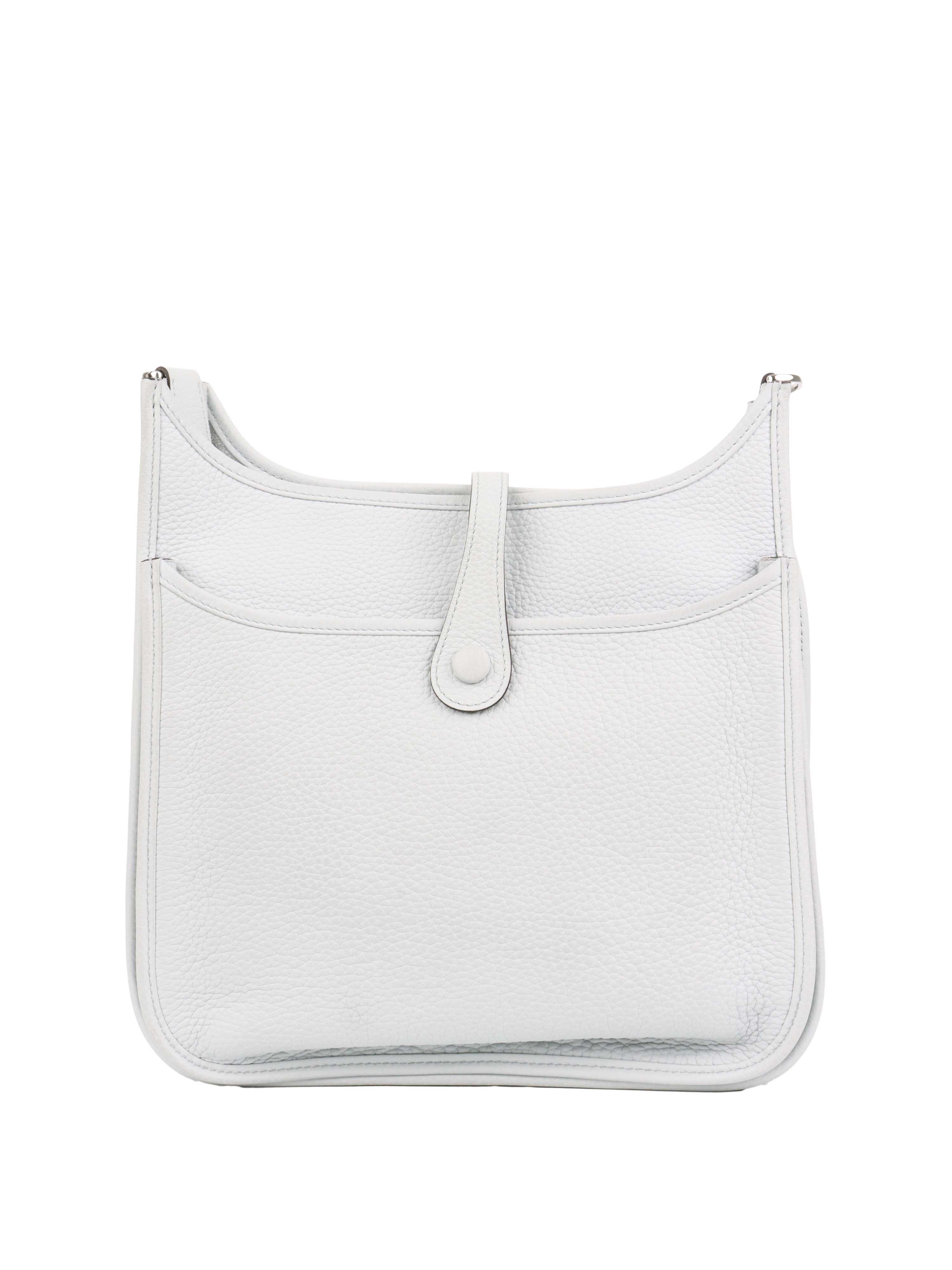 Hermes Gris Pale Evelyne 29 Bag.