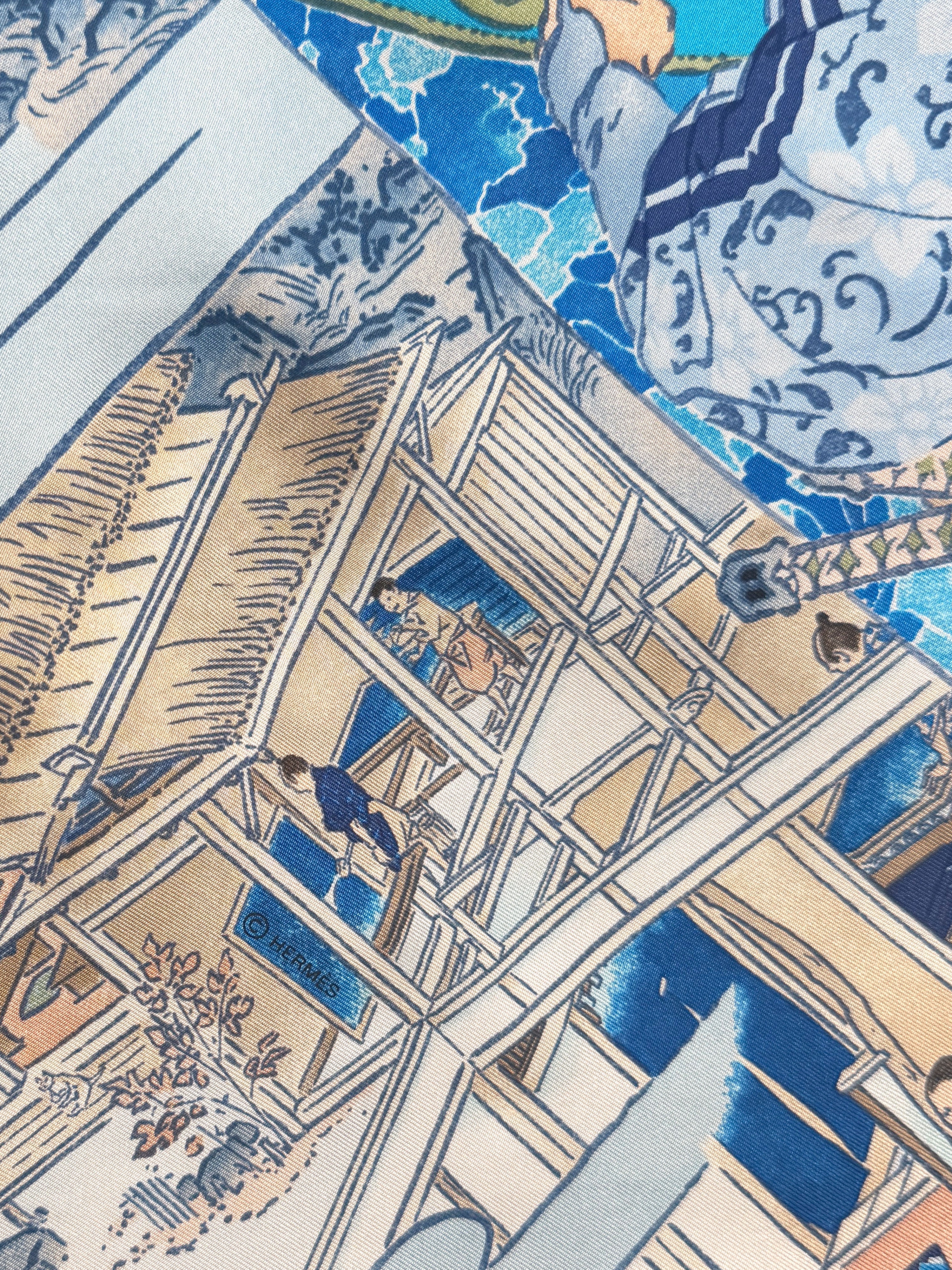 Hermes Les Artisans dHermes 2020 Akira Yamaguchi Scarf