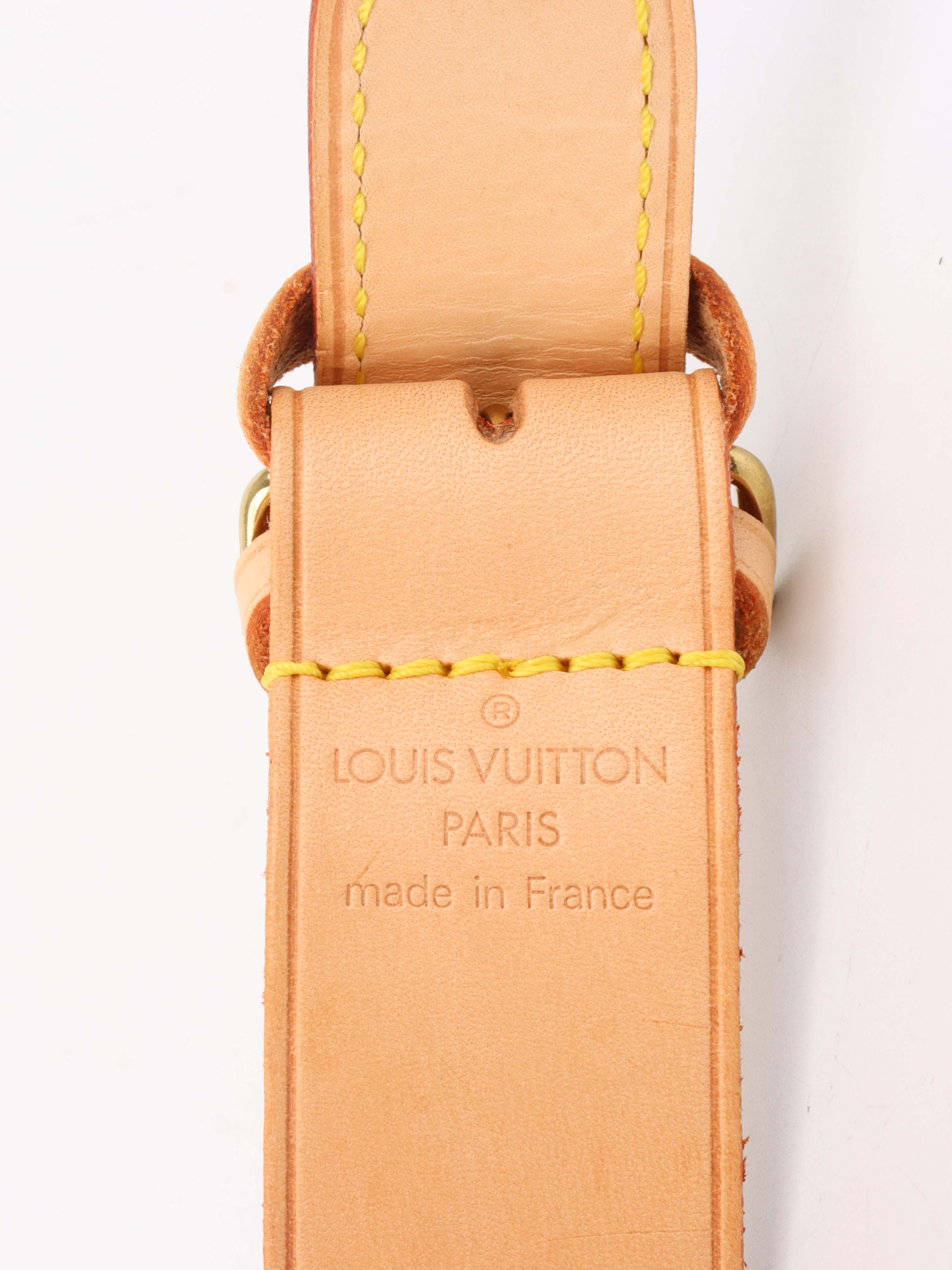 Louis Vuitton Short VNN Leather Strap.