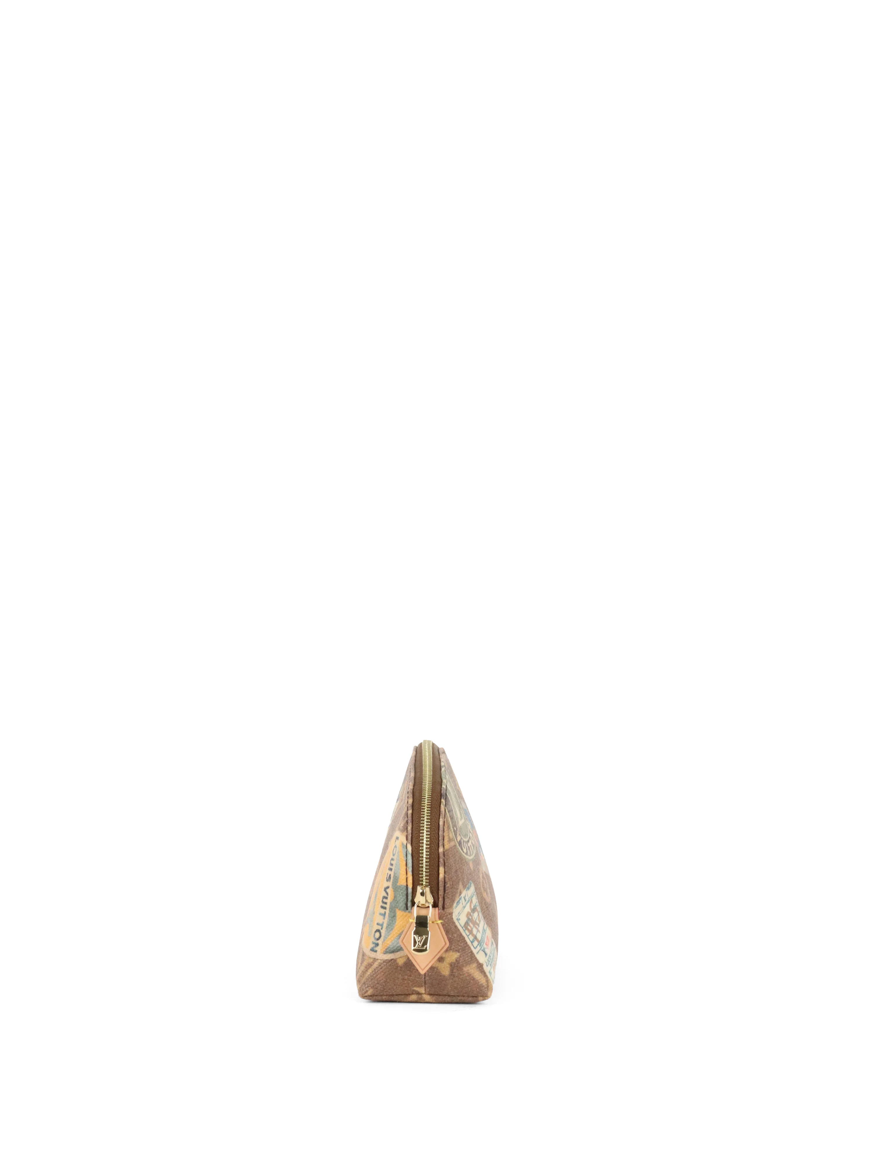Louis Vuitton Monogram Flight Mode Cosmetic Pouch