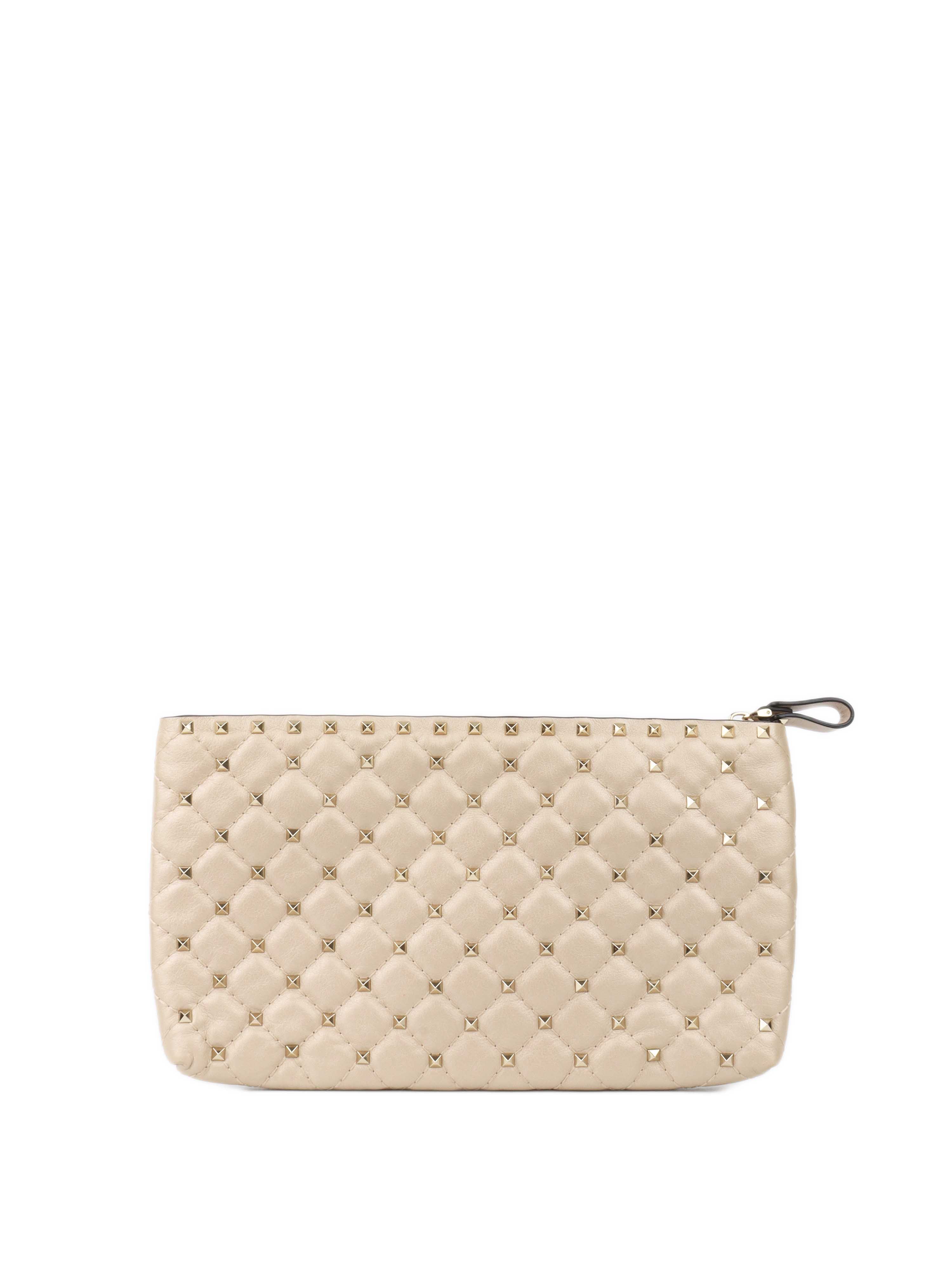 Valentino Gold Rockstud Clutch.