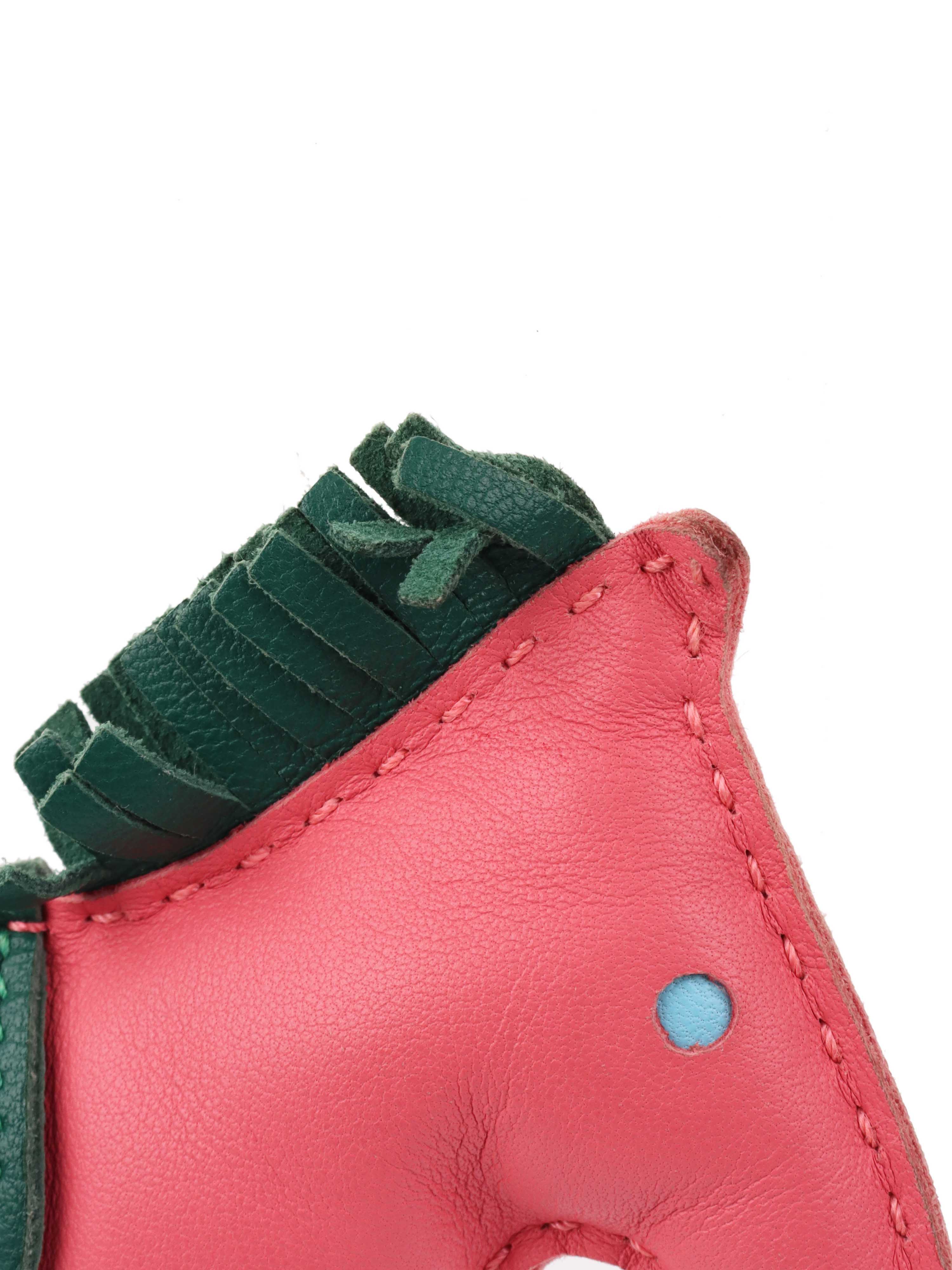 Hermes Pink  Green Rodeo MM.
