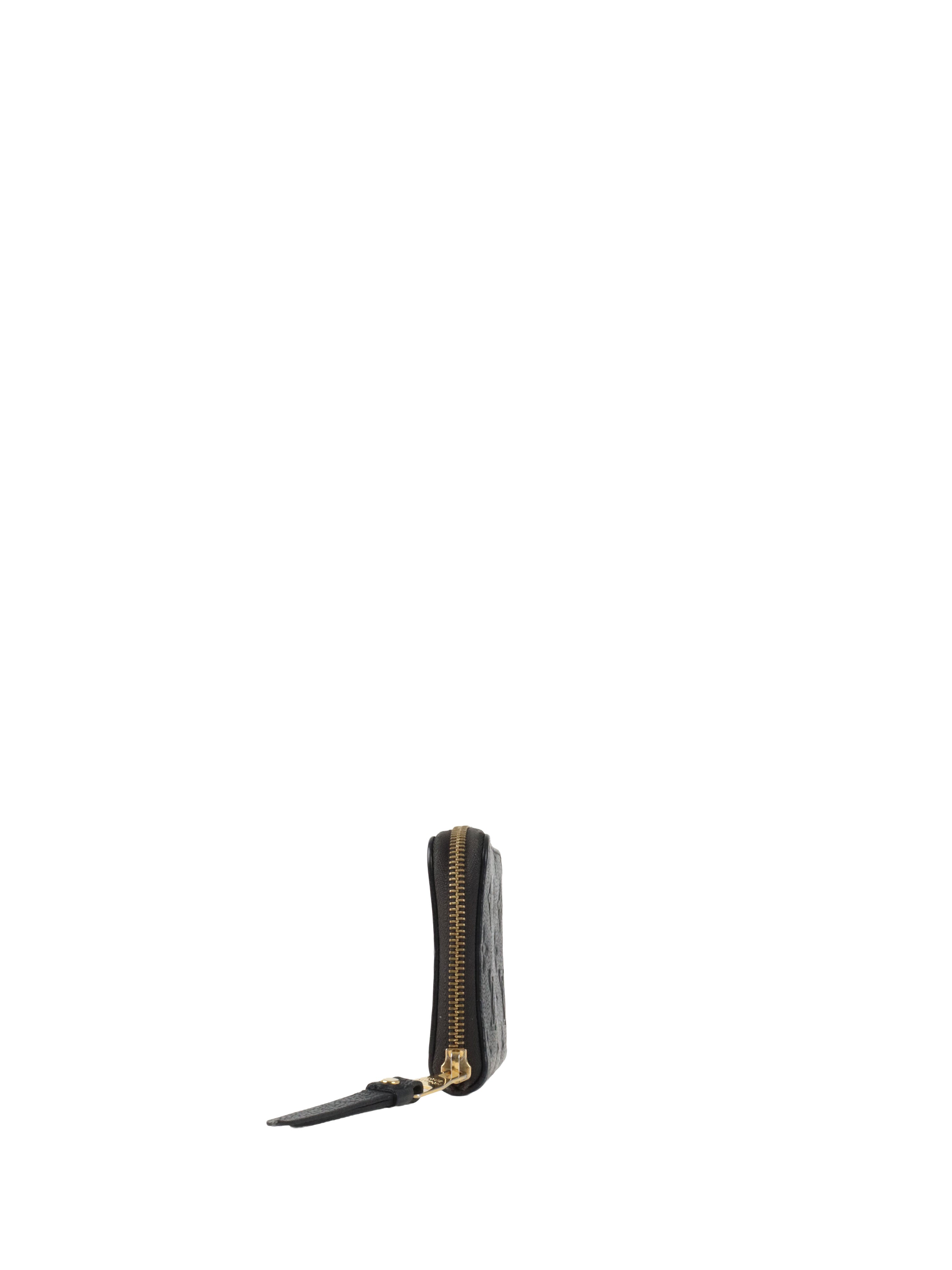 Louis Vuitton Black Empreinte Zippy Coin Wallet