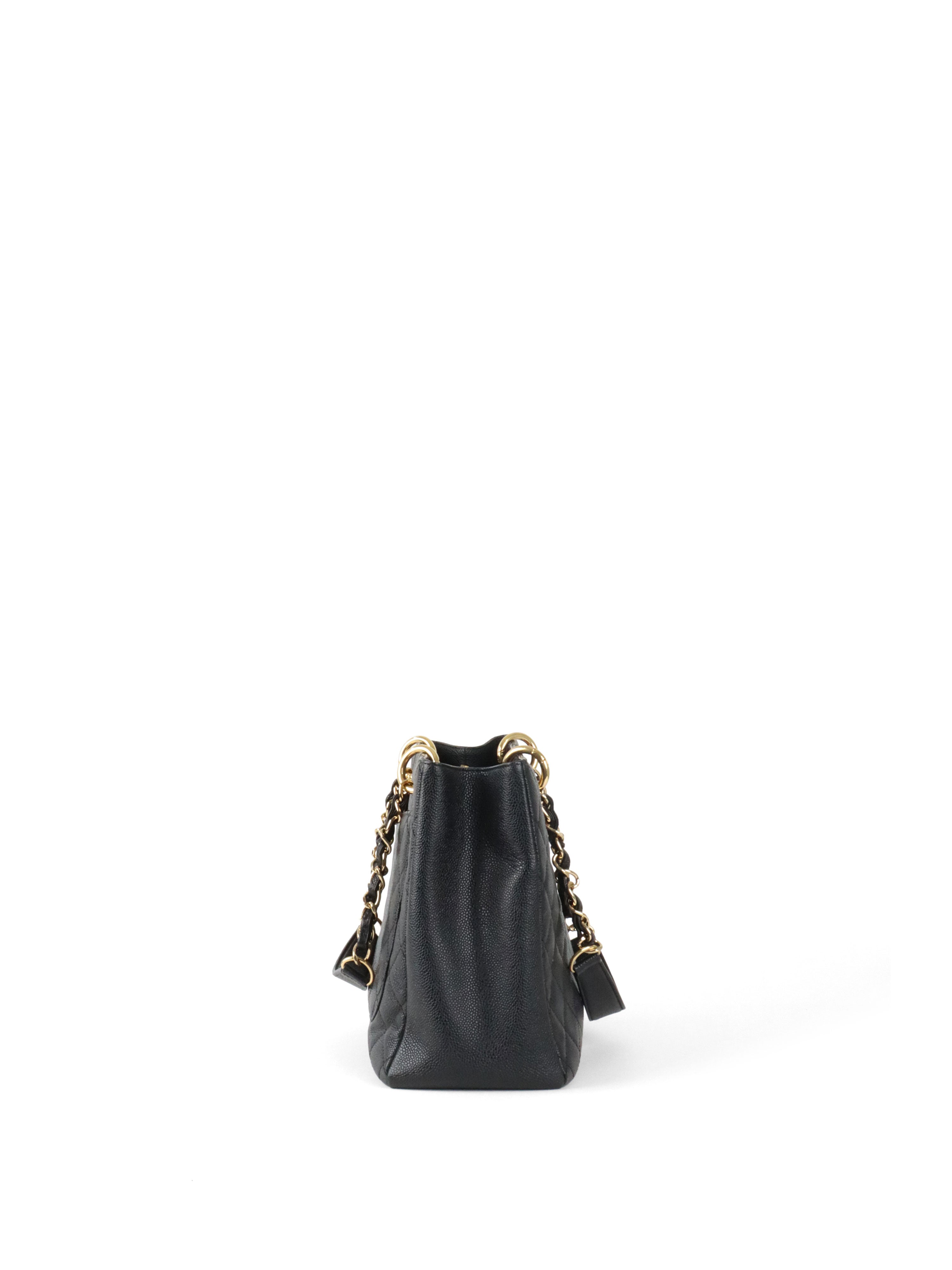 Chanel Black Caviar Grand Shopping Tote