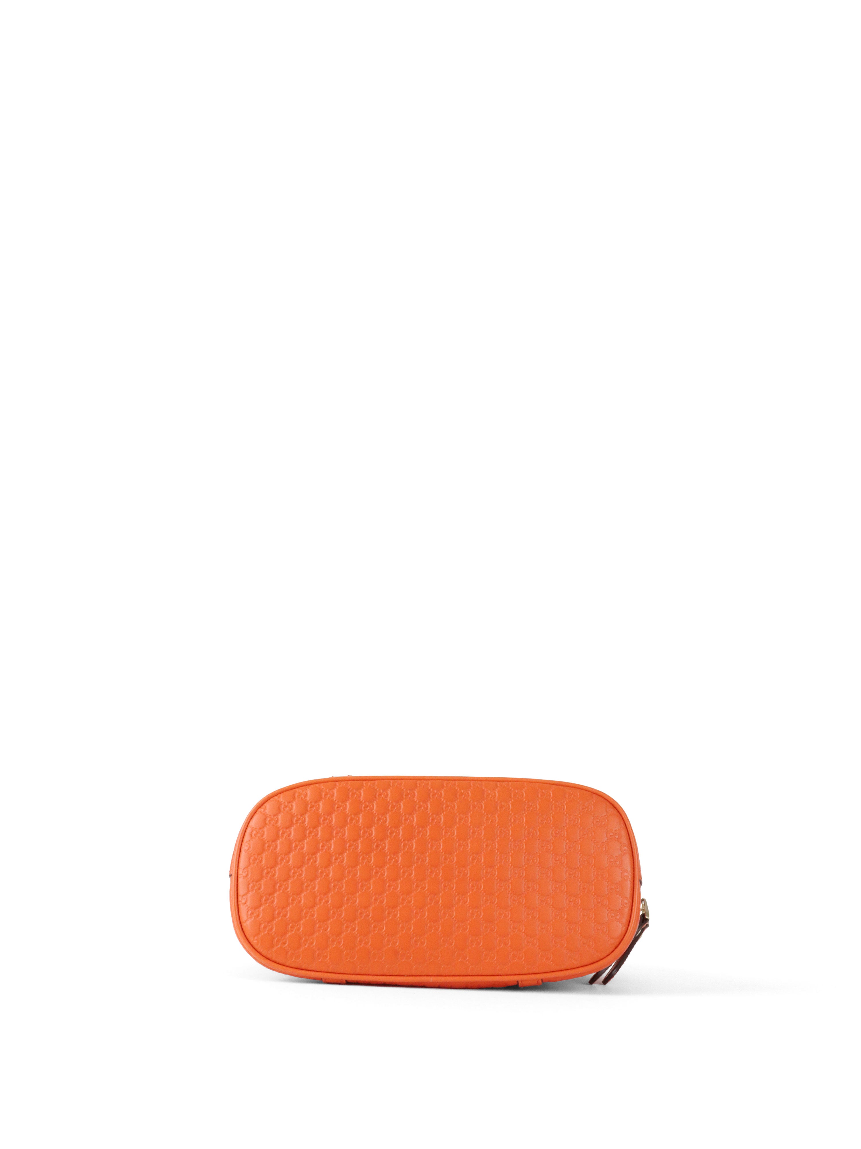 Gucci Orange Mini Microguccissima Dome Satchel Bag