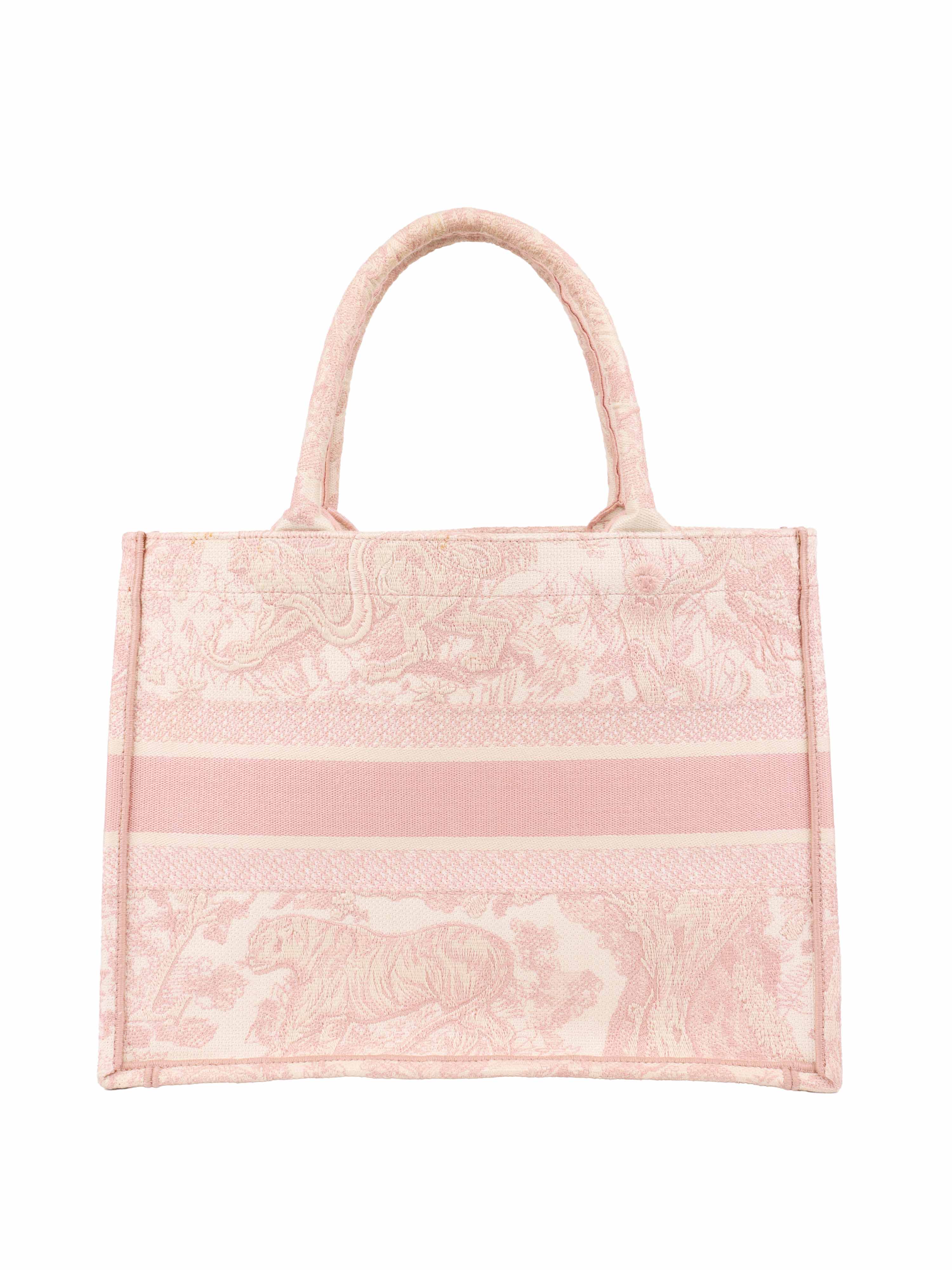 Dior Pink 
Cream Medium Book Tote.