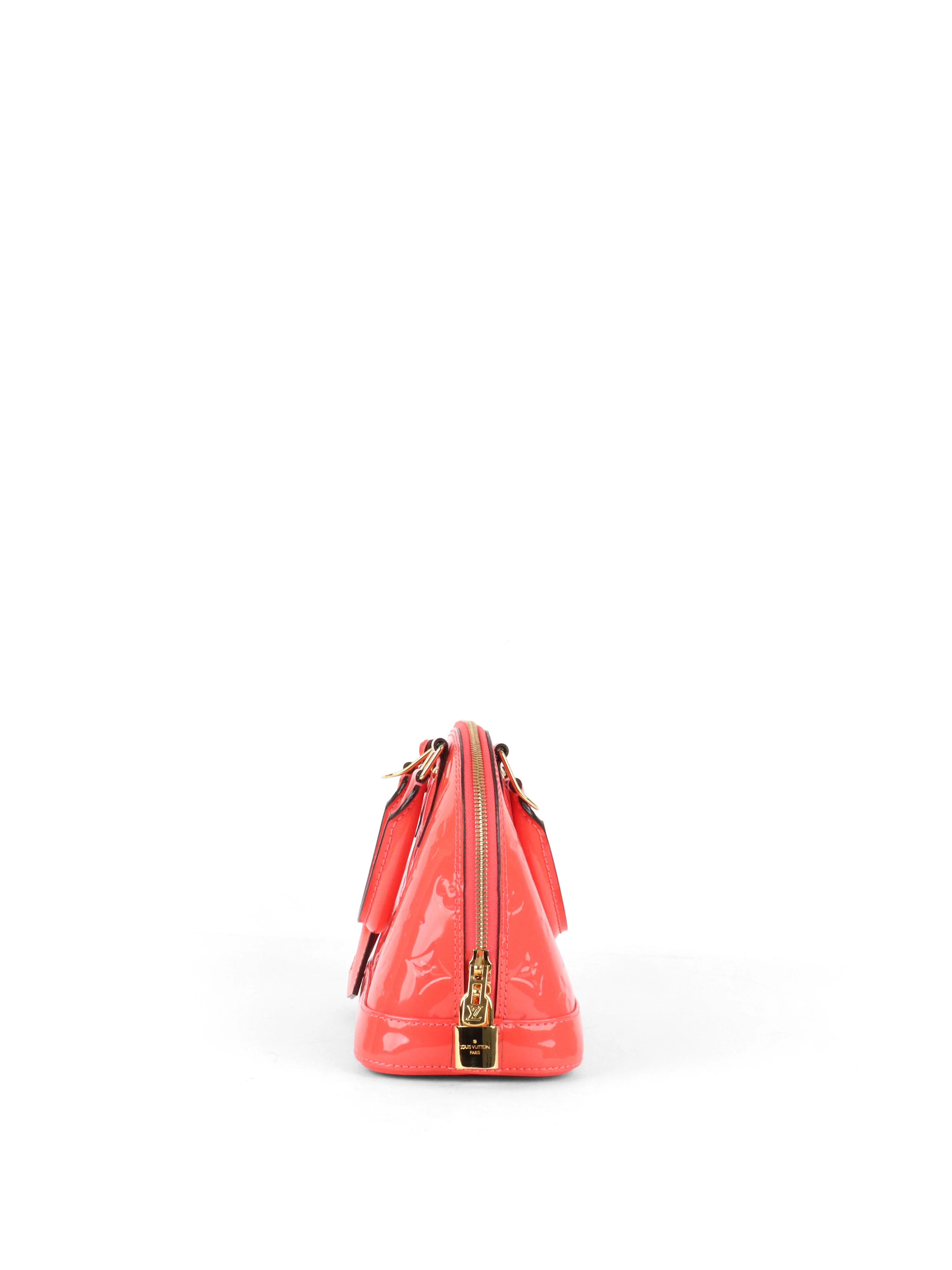Louis Vuitton Rose Patent Alma BB