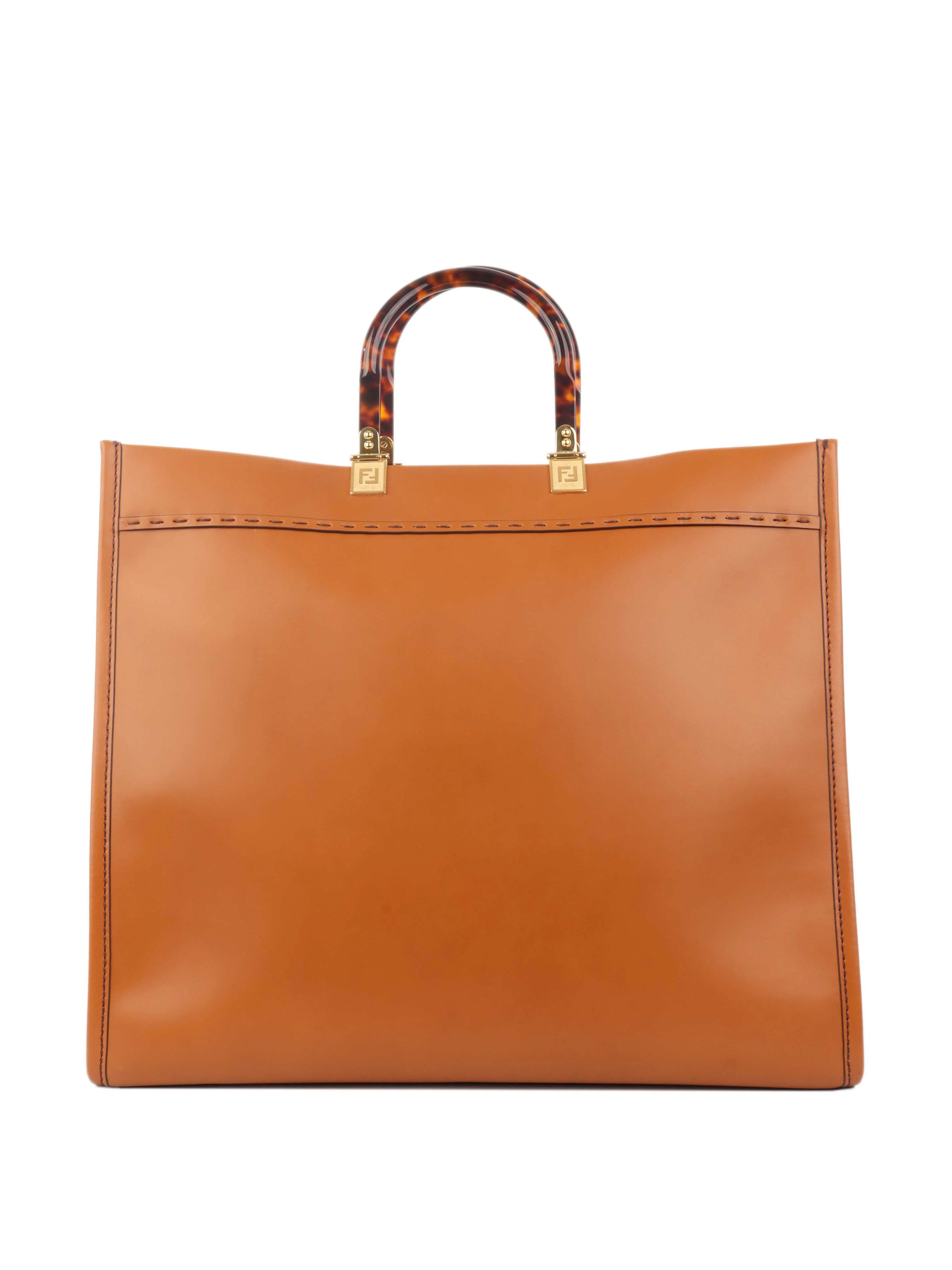 Fendi Tan Large Sunshine Tote.