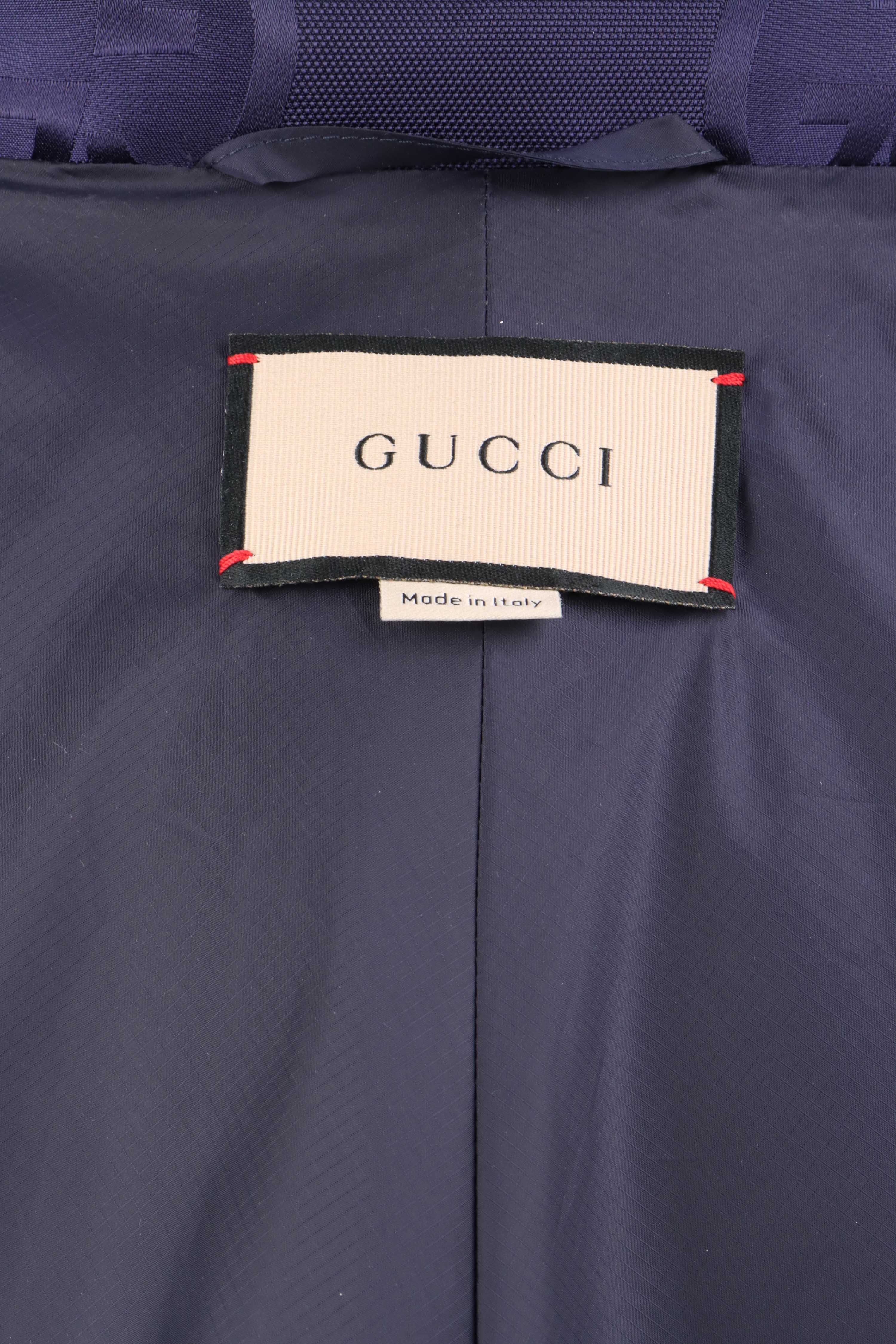 Gucci Blue 
Orange Windbreaker.