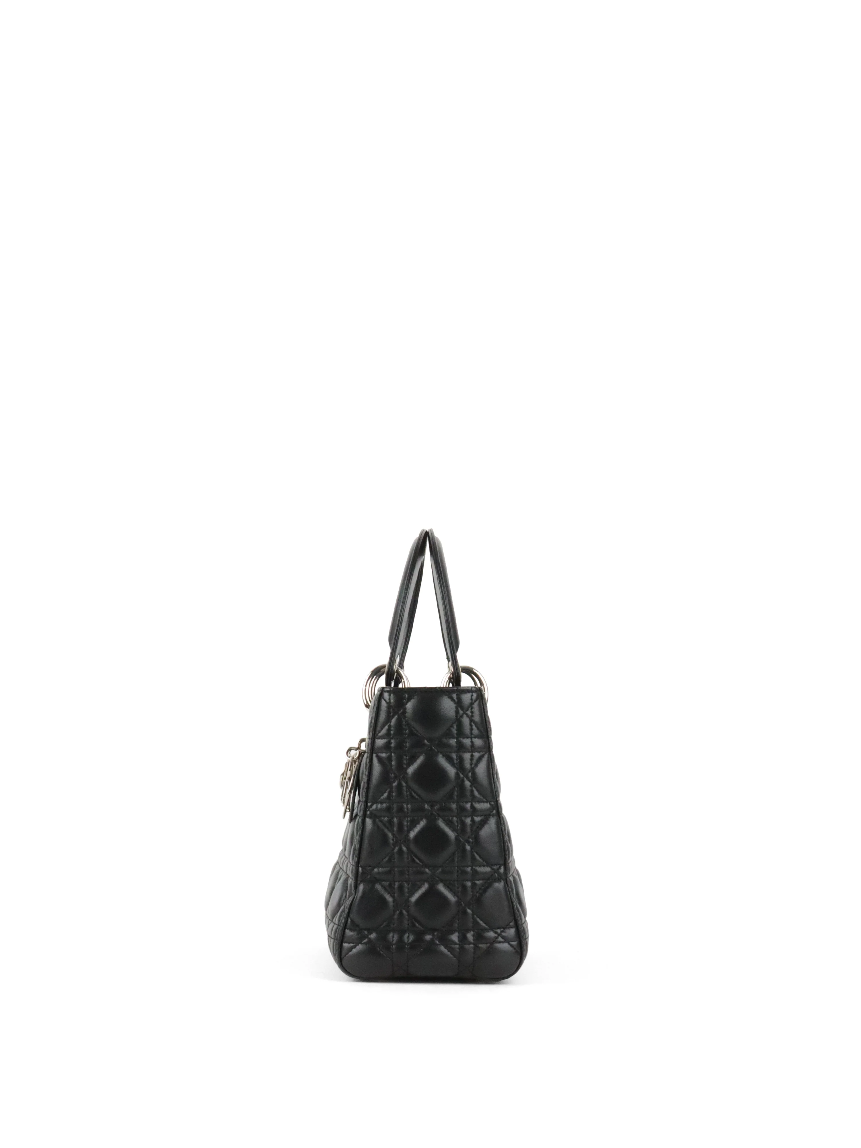 Dior Black Medium Lady Dior Bag
