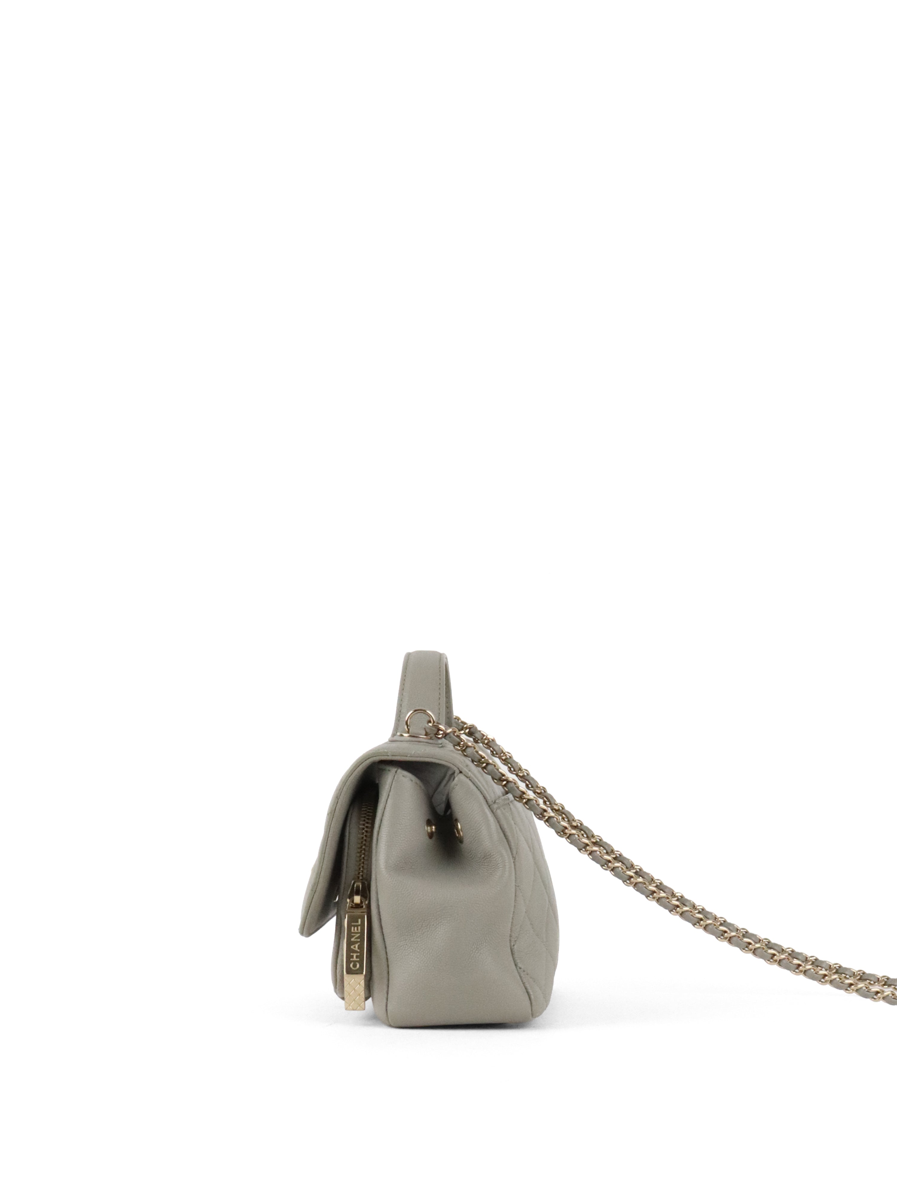 Chanel Small Grey Caviar Business Affinity LGHW
