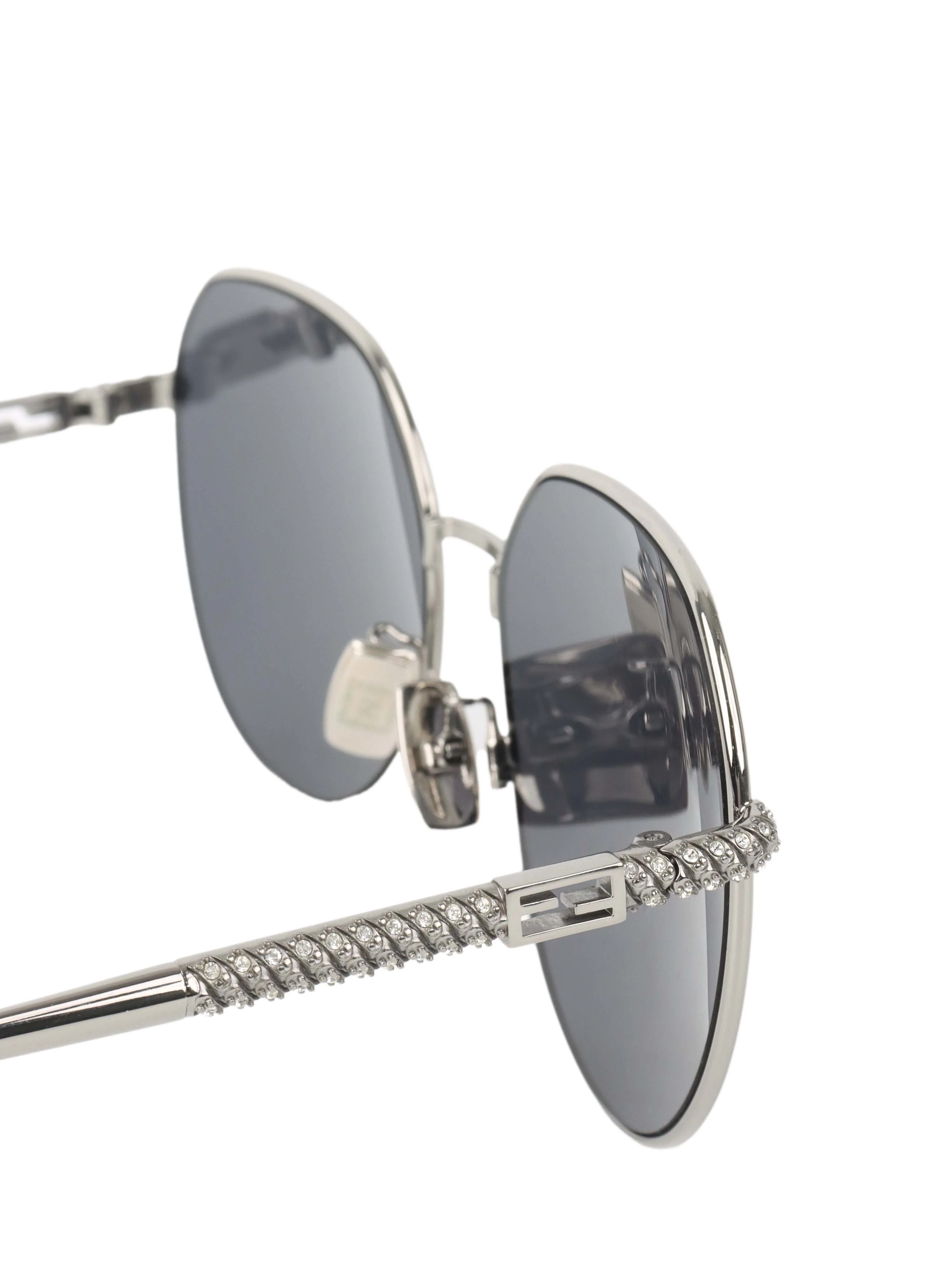 Fendi Silver frame sunglasses.
