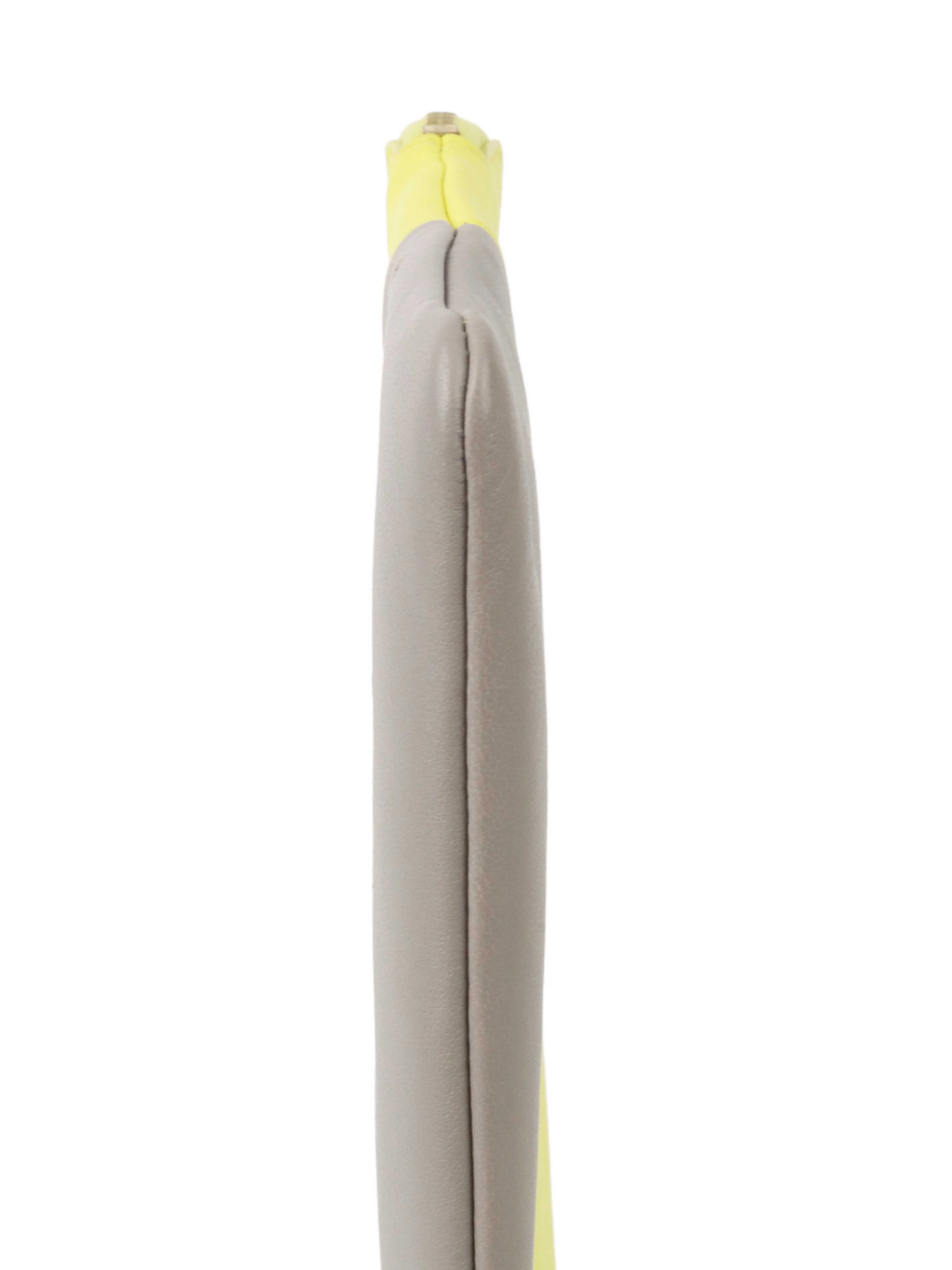 Celine Pouch Yellow  Grey.