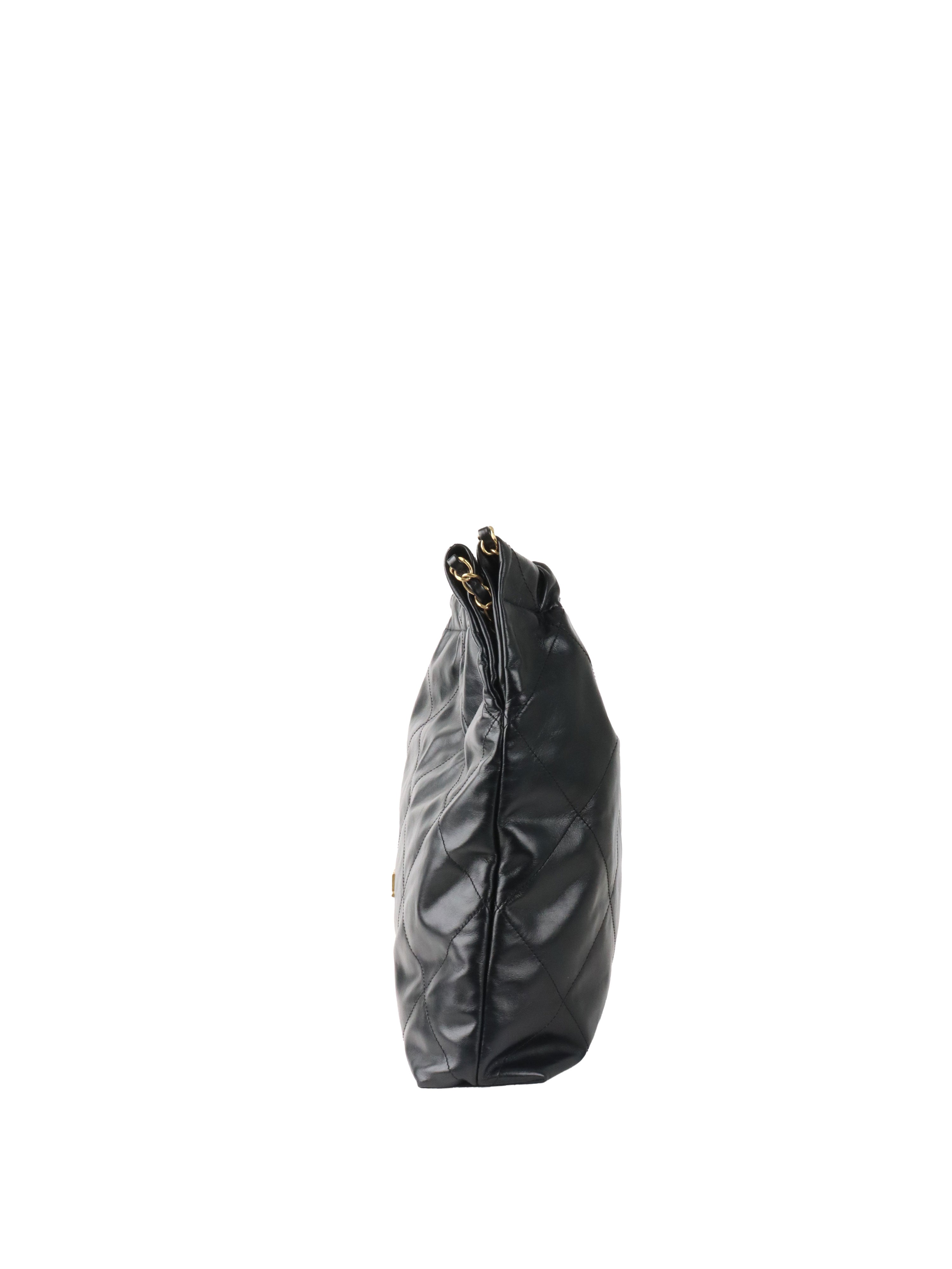 Chanel 22 Medium Black Bag.