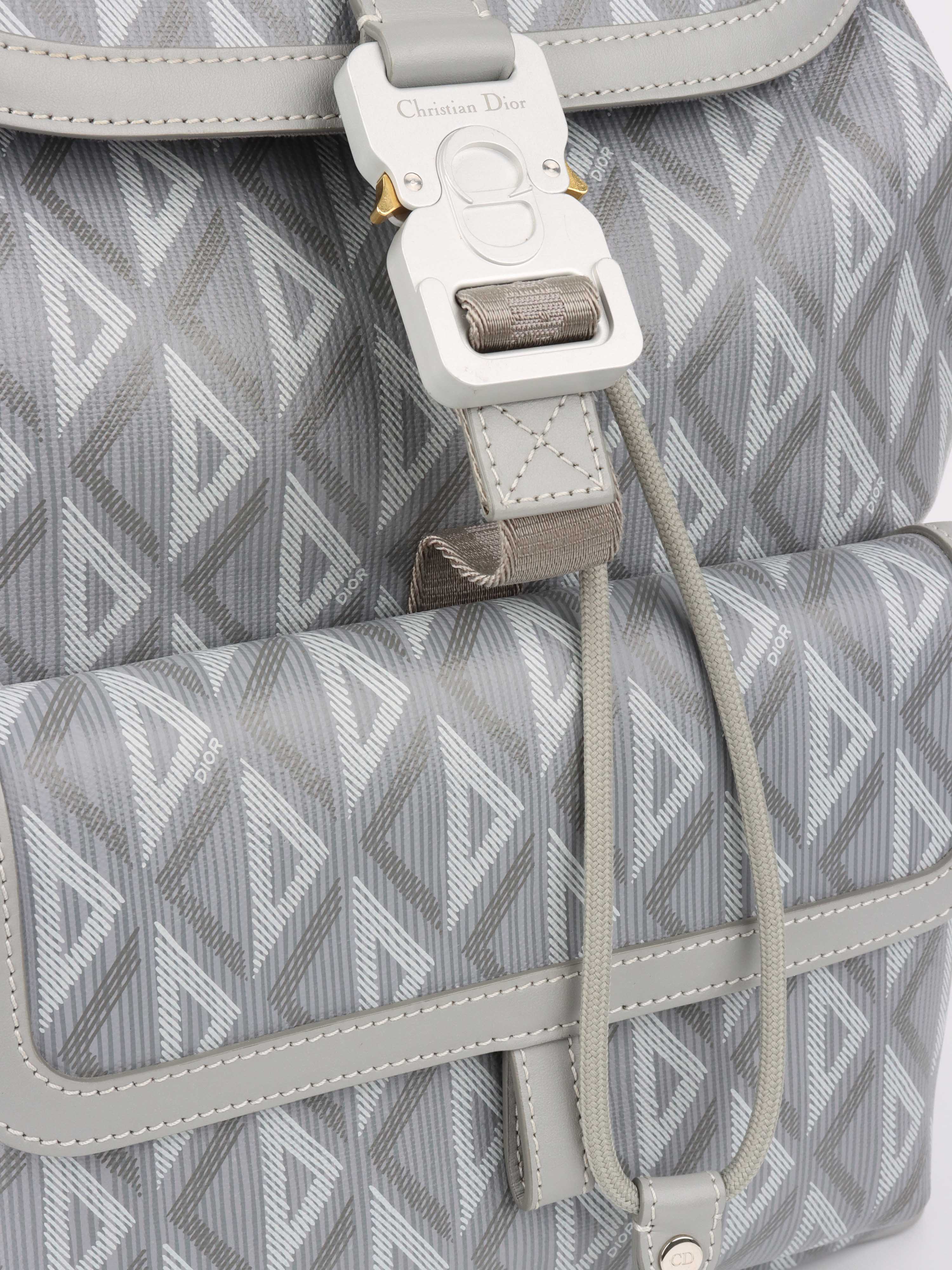 Dior Silver Hit The Road Backpack.