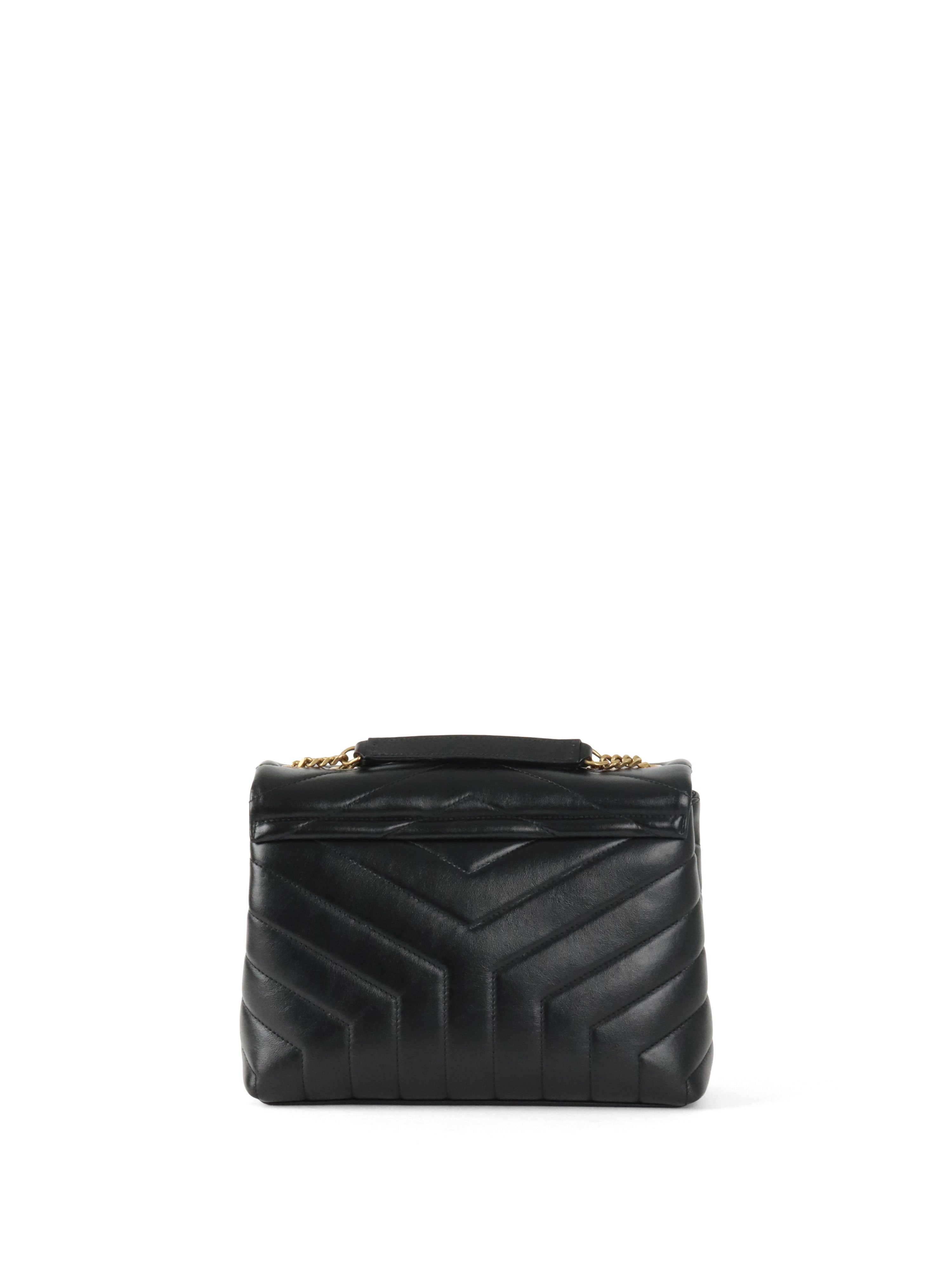Saint Laurent Black Small Loulou Bag GHW