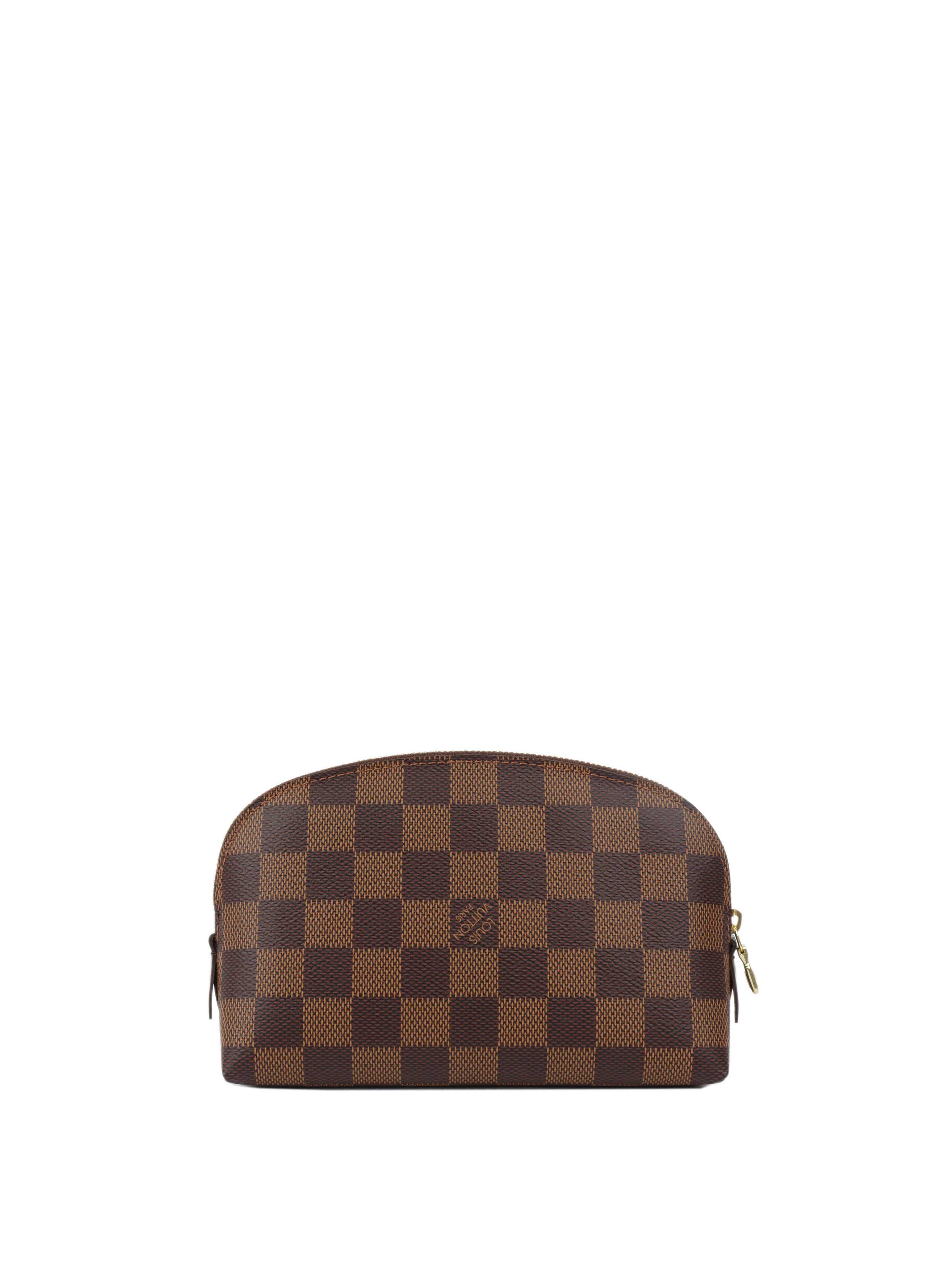 Louis Vuitton Damie Ebene Cosmetic Pouch PM.