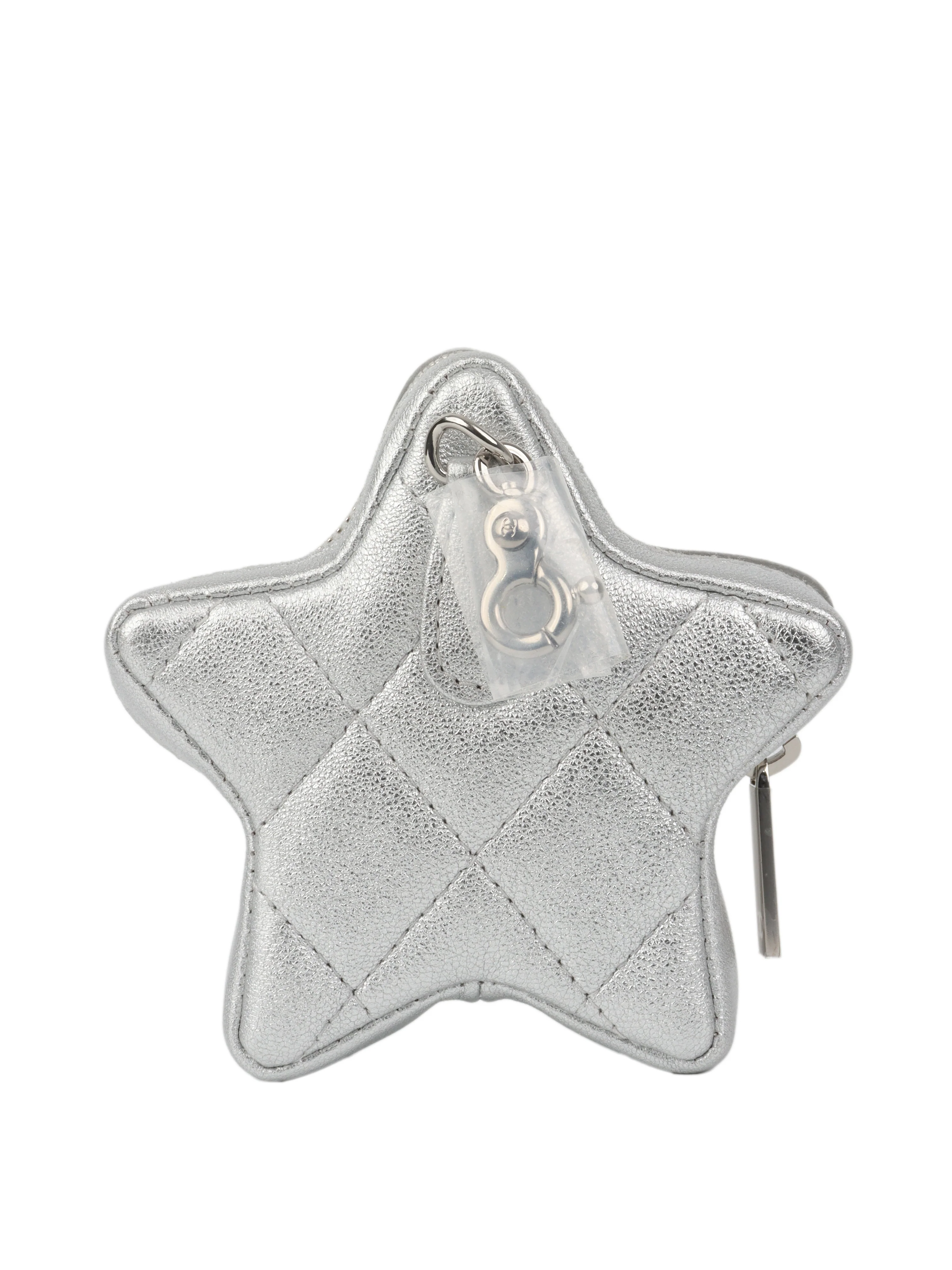 Chanel Silver Star Pouch.