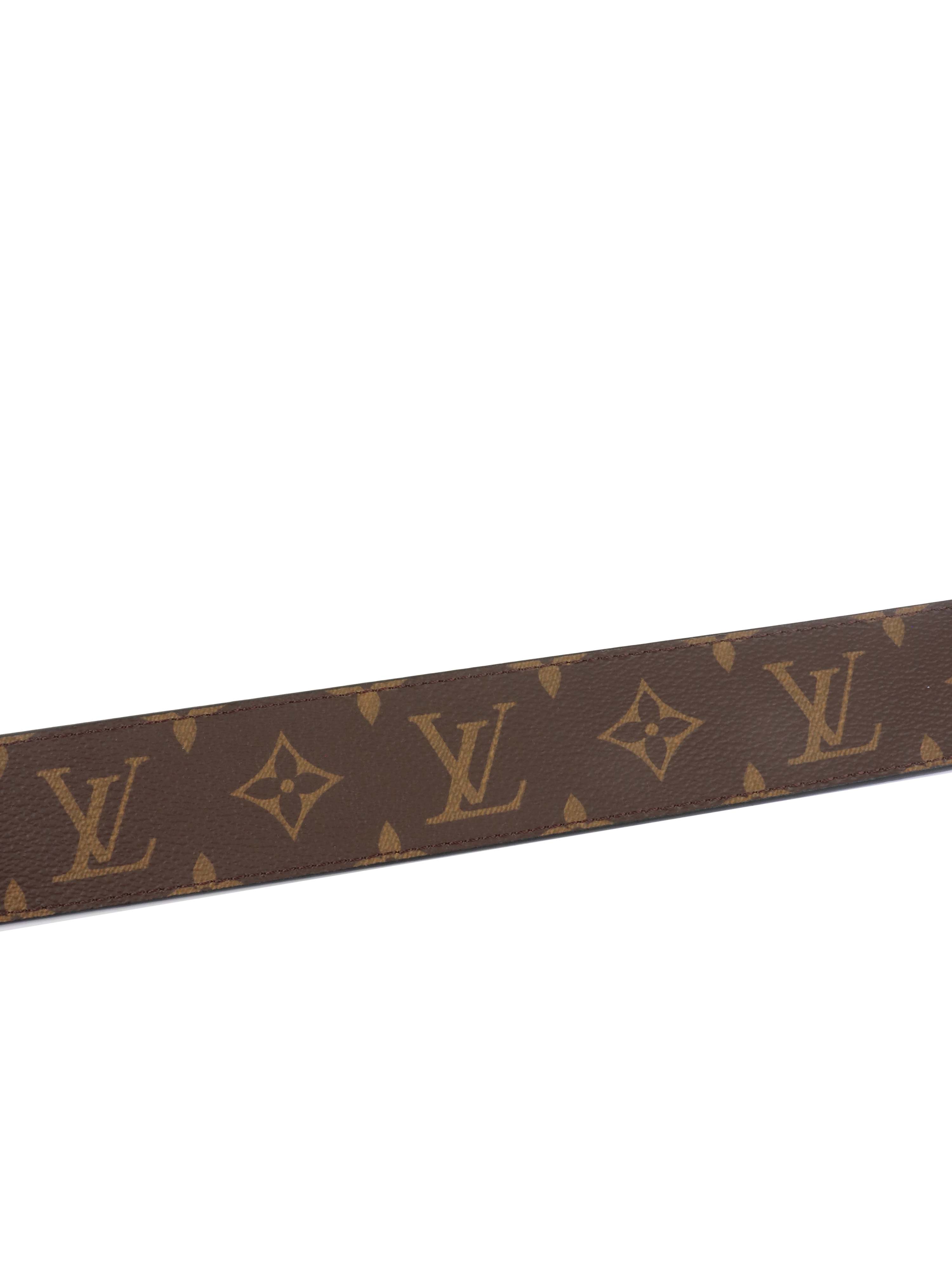Louis Vuitton Reversible Monogram Belt 40mm.