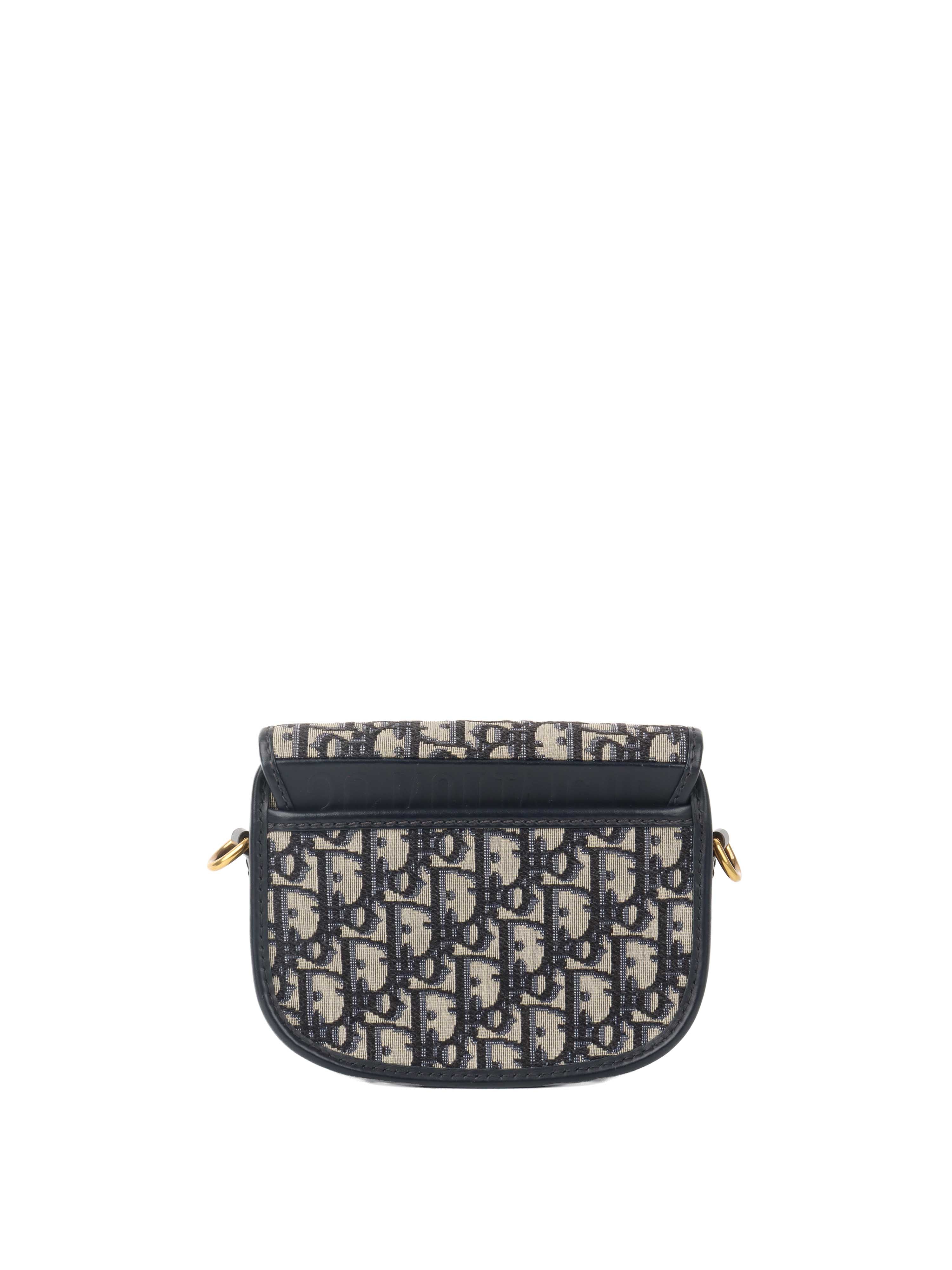 Dior Small Blue Oblique Bobby Bag.