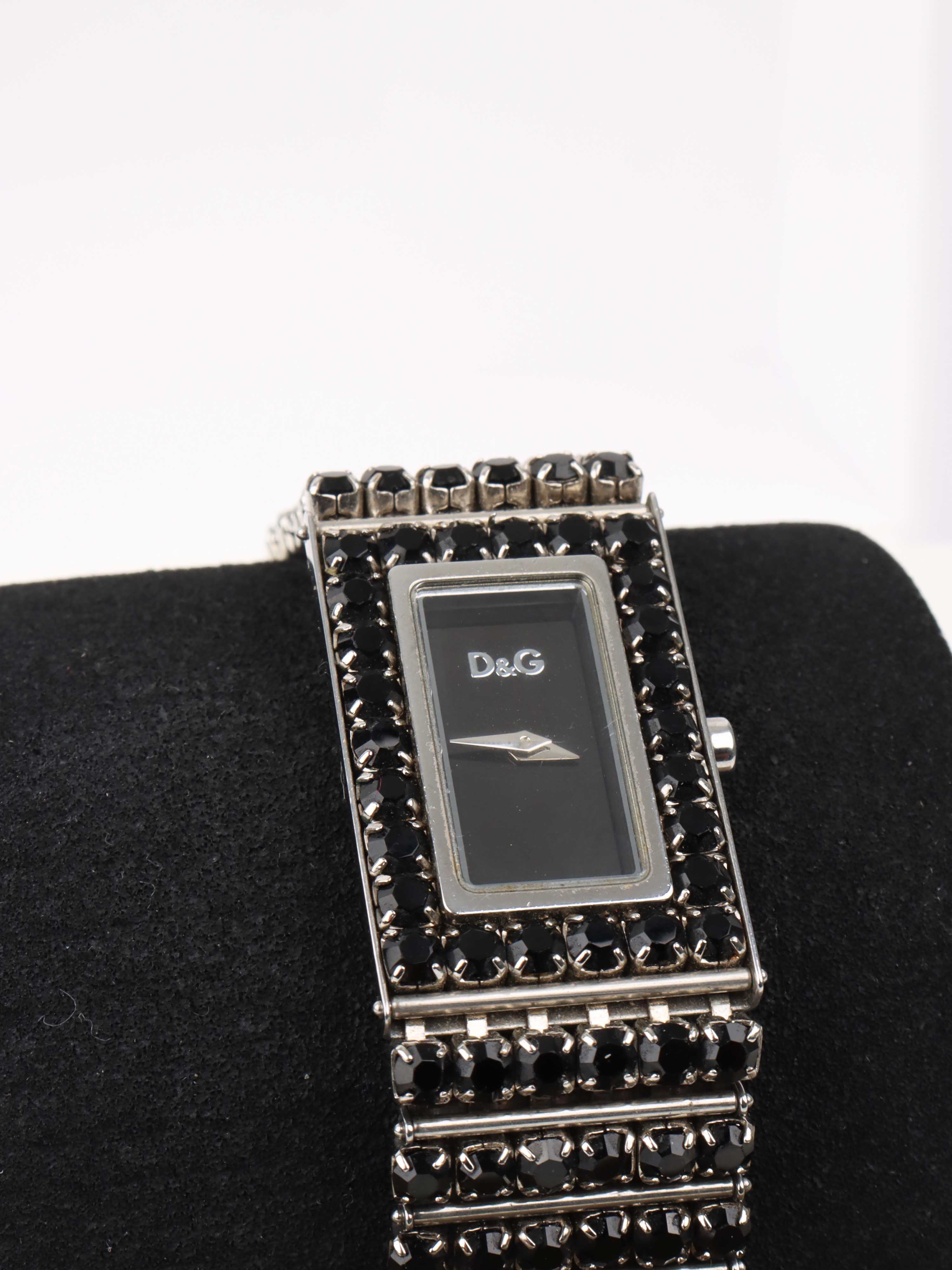 Dolce  Gabbana Black Dress Watch.